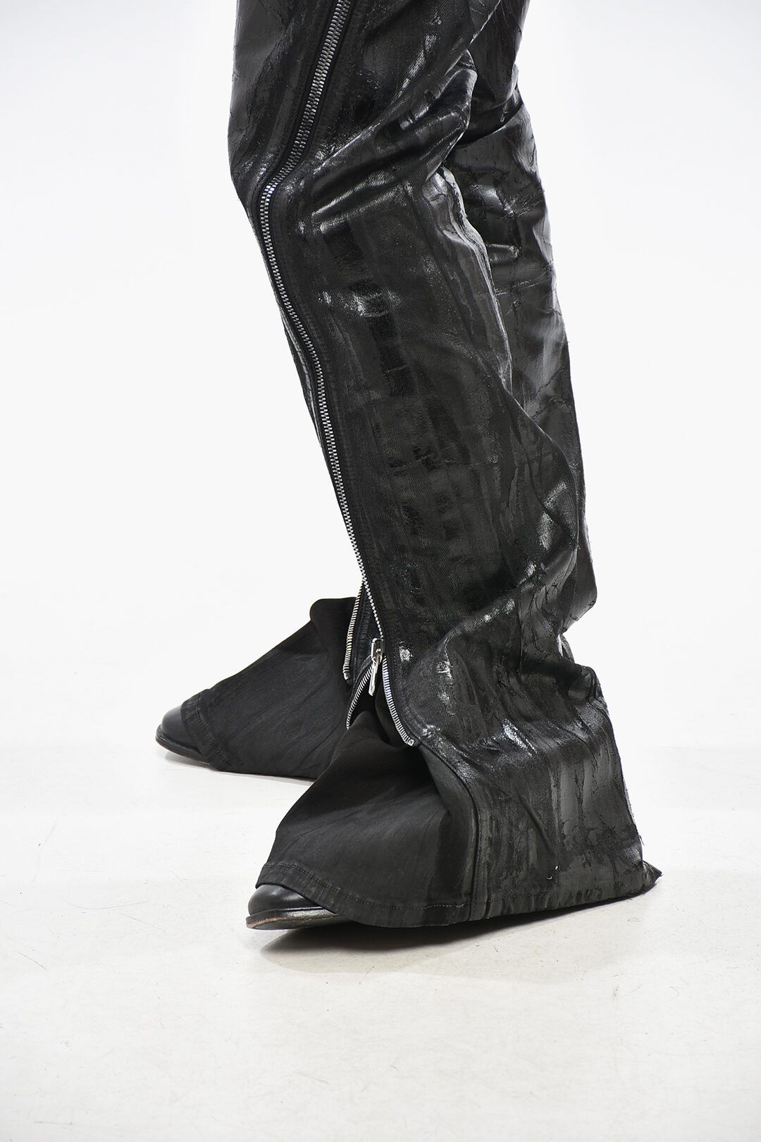 Rick Owens og1mm1025 Bolan Banana Jeans in Black Size US 31 - 3 Thumbnail