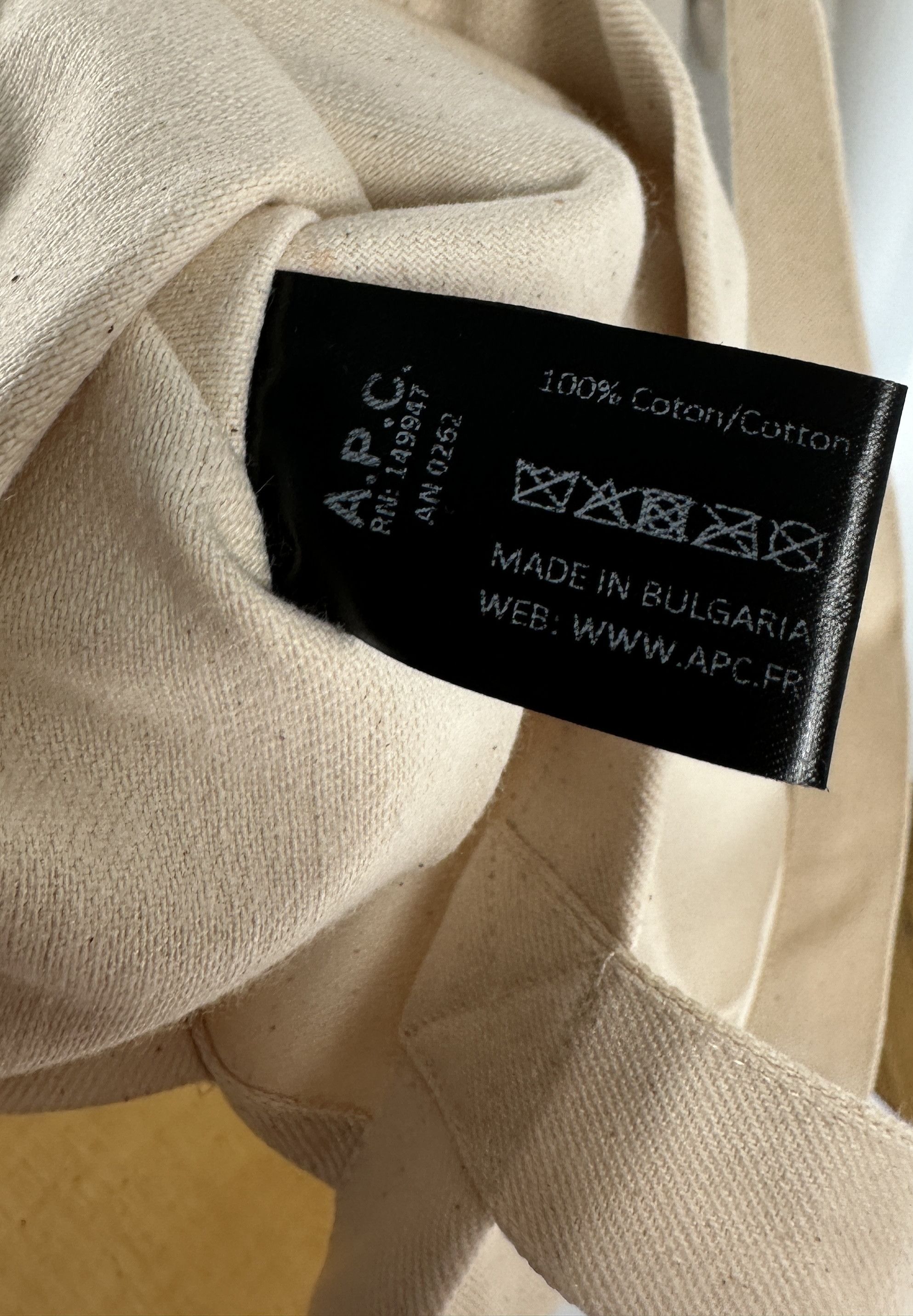 A.P.C. Laure Tote bag Ecru Size ONE SIZE - 7 Thumbnail
