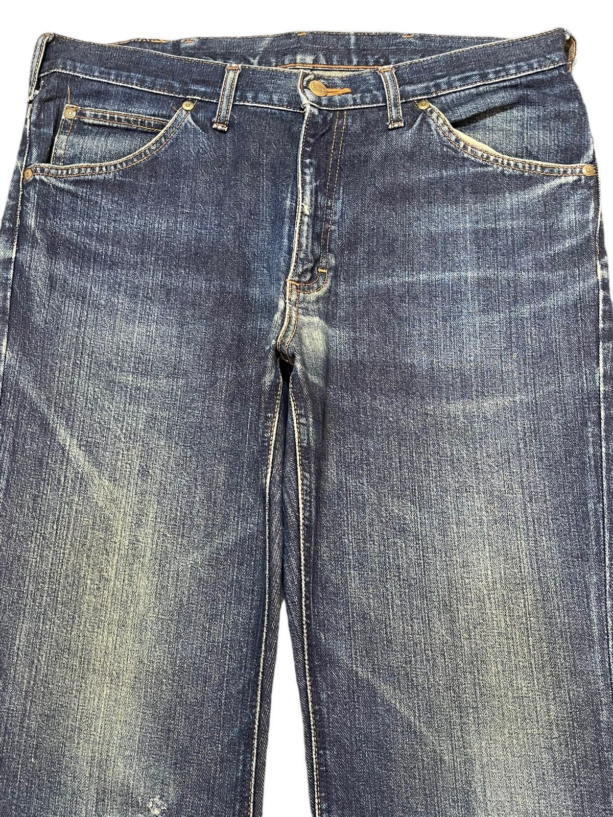 Lee Vintage Lee Blue Faded Wash Style Bootcut Style Jeans Size US 34 / EU 50 - 3 Thumbnail