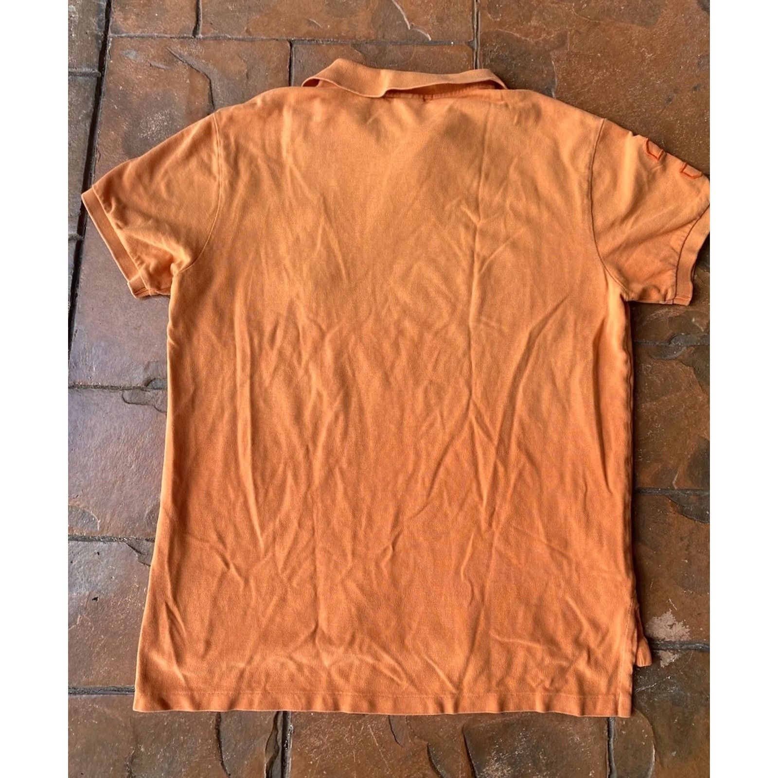 Polo Ralph Lauren VINTAGE Polo Ralph Lauren Big Pony Polo Shirt Orange Large Embroidered Polo 100% Cotton Mens Size US L / EU 52-54 / 3 - 3 Thumbnail