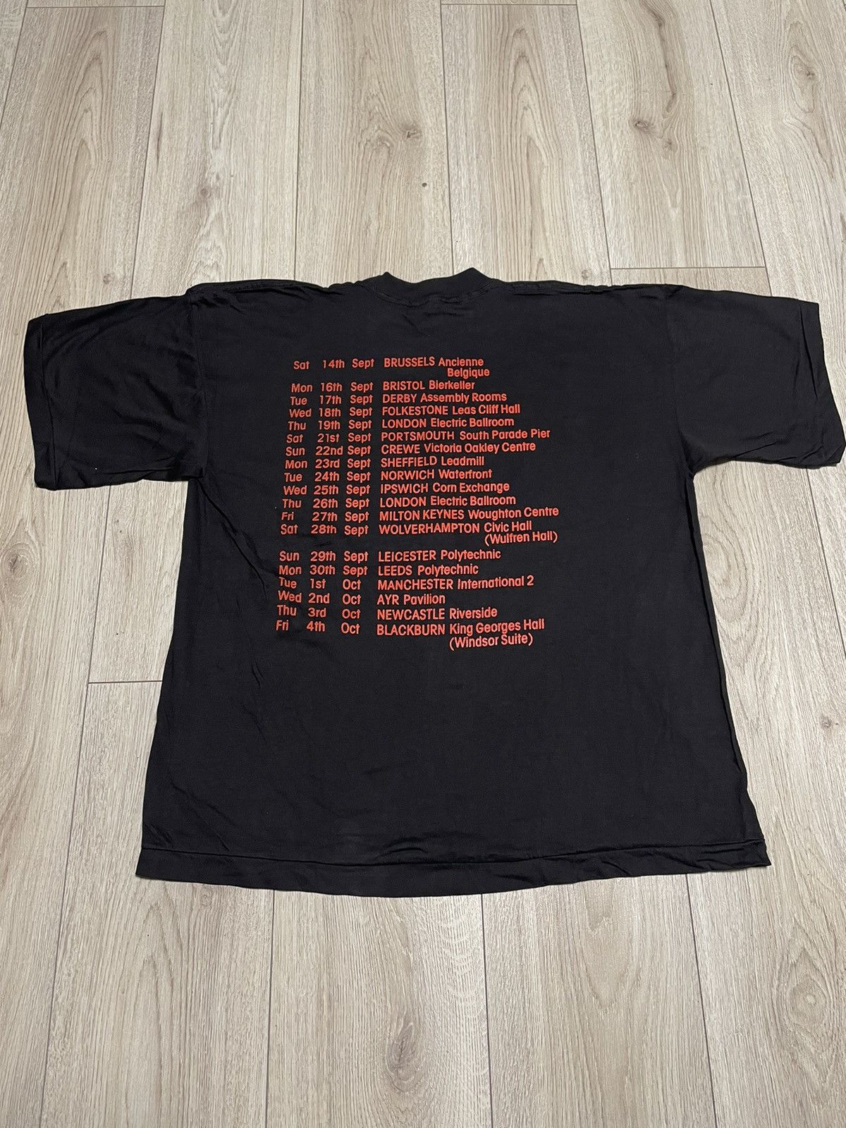Band Tees × Vintage Vintage Gary Numan The Emotion Tour 1991 T Shirt British Tee Size US XL / EU 56 / 4 - 4 Thumbnail