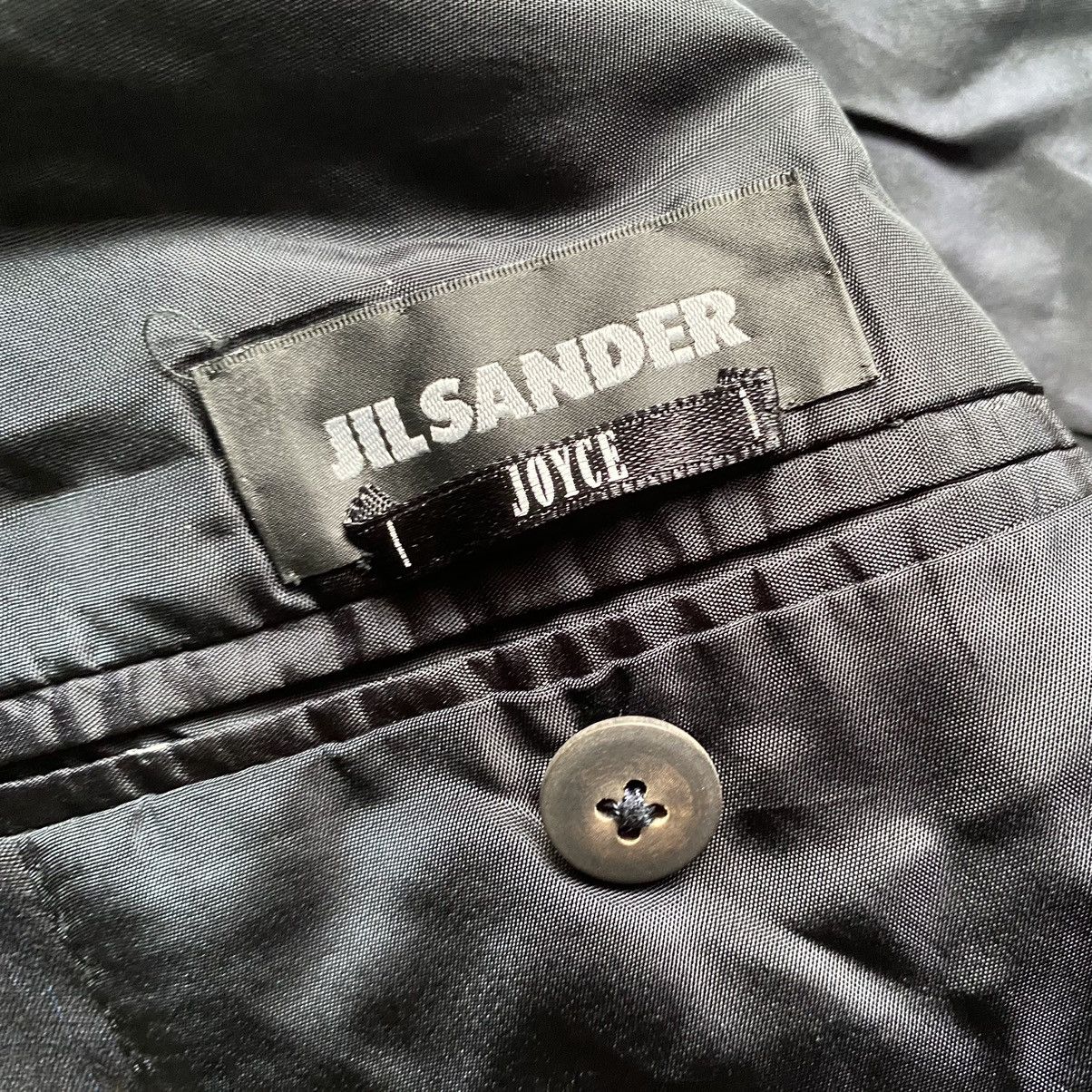 Jil Sander Jil Sander Black/Blue Pinstriped Tailor Suit Set Size US 34 / EU 50 - 8 Thumbnail
