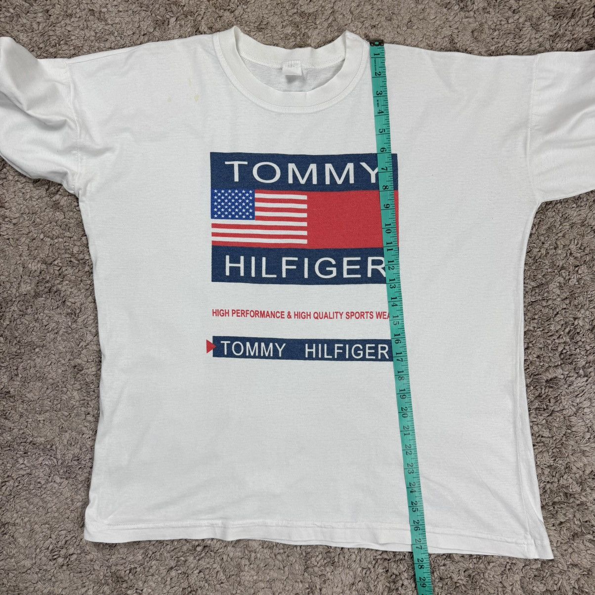 Vintage Vintage Bootleg Tommy Hilfiger Big Flag T-shirt Size US XL / EU 56 / 4 - 14 Thumbnail