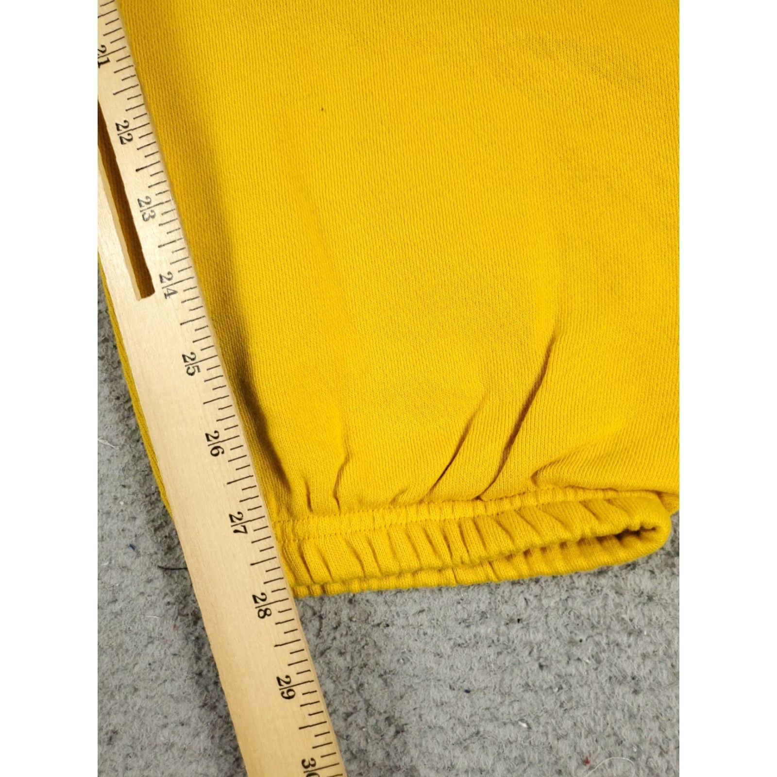 FELT For Every Living Thing Pants Mens XL Yellow Felt Comber Terry Sweatpants Jogger Size US 36 / EU 52 - 4 Thumbnail