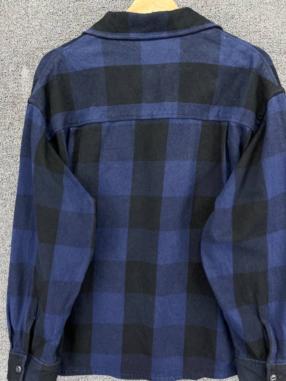 Flannel × Japanese Brand × SHIPS Vintage Ships Shadow Plaid Shirts Button Up Flannnel Size US M / EU 48-50 / 2 - 10 Thumbnail