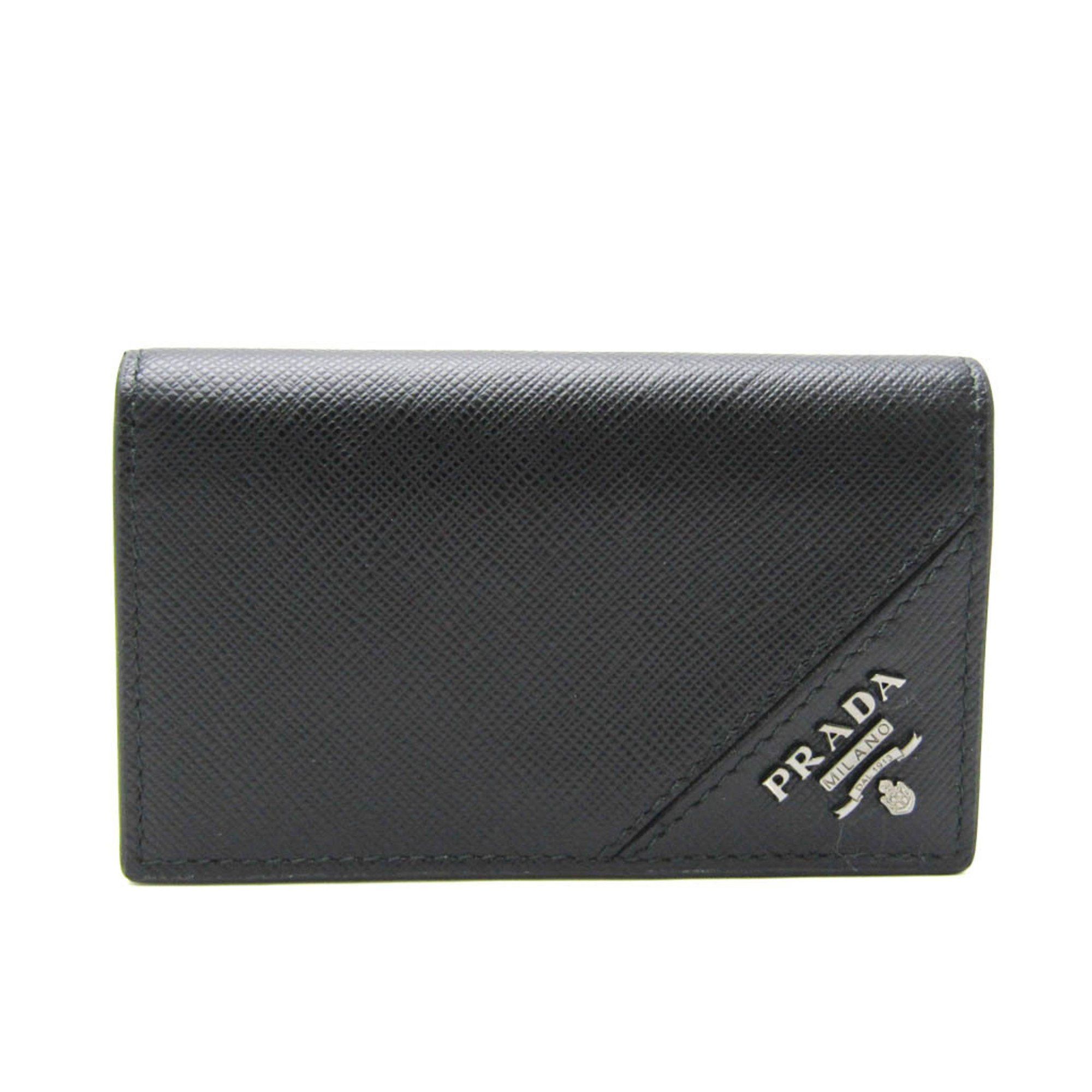 Prada Black Leather Wallet (Pre-Owned) Size ONE SIZE - 1 Thumbnail