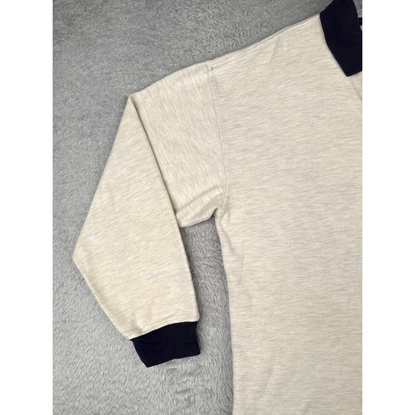 Tommy Hilfiger Tommy Hilfiger Polo Shirt Men XL Gray Long Sleeve Slim Cotton Knit Golf Size US XL / EU 56 / 4 - 3 Thumbnail