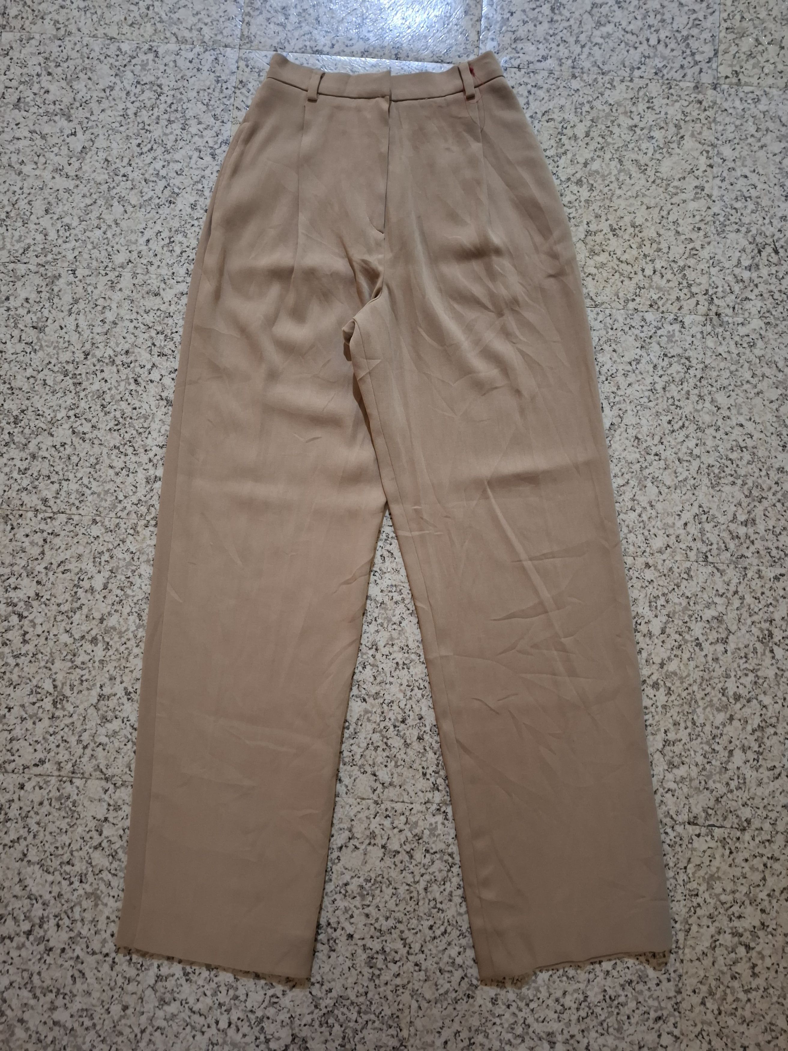 Vintage Max Mara Pleated Virgin Wool Trousers Made In Italy