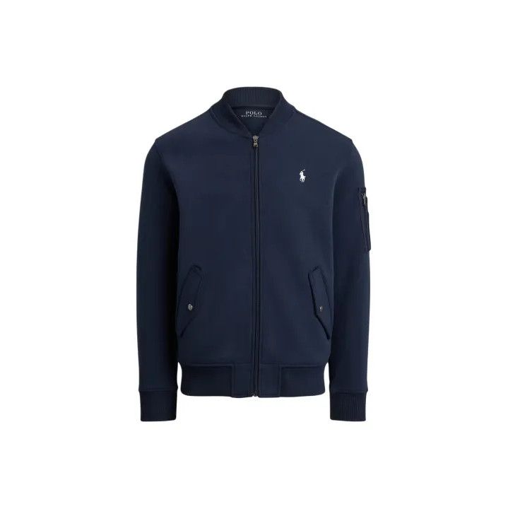 Polo Ralph Lauren Polo Ralph Lauren Double-Knit Pilot Zip Jacket Size US L / EU 52-54 / 3 - 1 Thumbnail