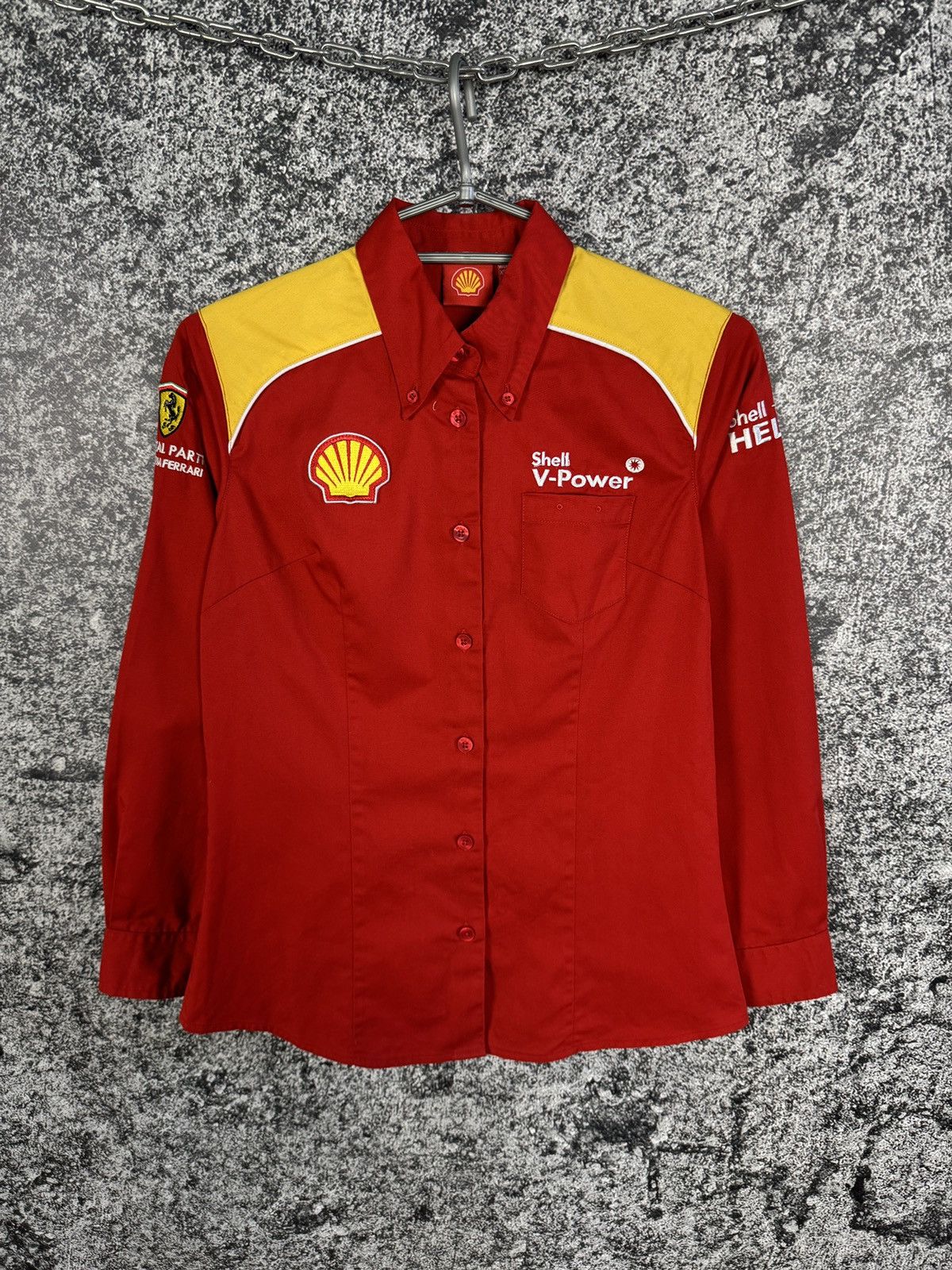 Ferrari Formula 1 Ferrari Shell V-Power Racing Shirt Button Up F1 XS Size XS / US 0-2 / IT 36-38 - 1 Thumbnail