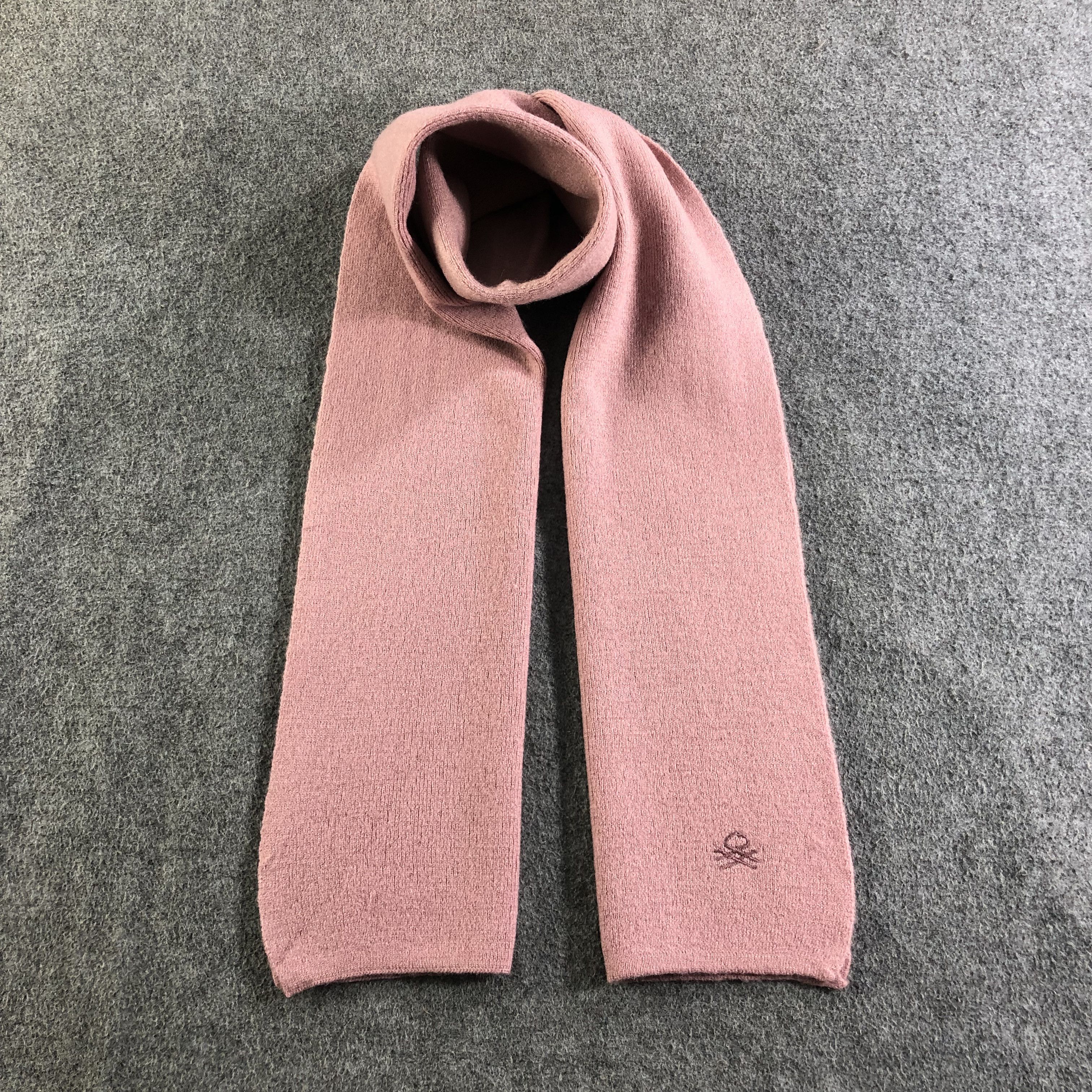 United Colors Of Benetton United Colors Of Benetton Wool Scarf Muffler Neckwear V2180 Size ONE SIZE - 1 Thumbnail