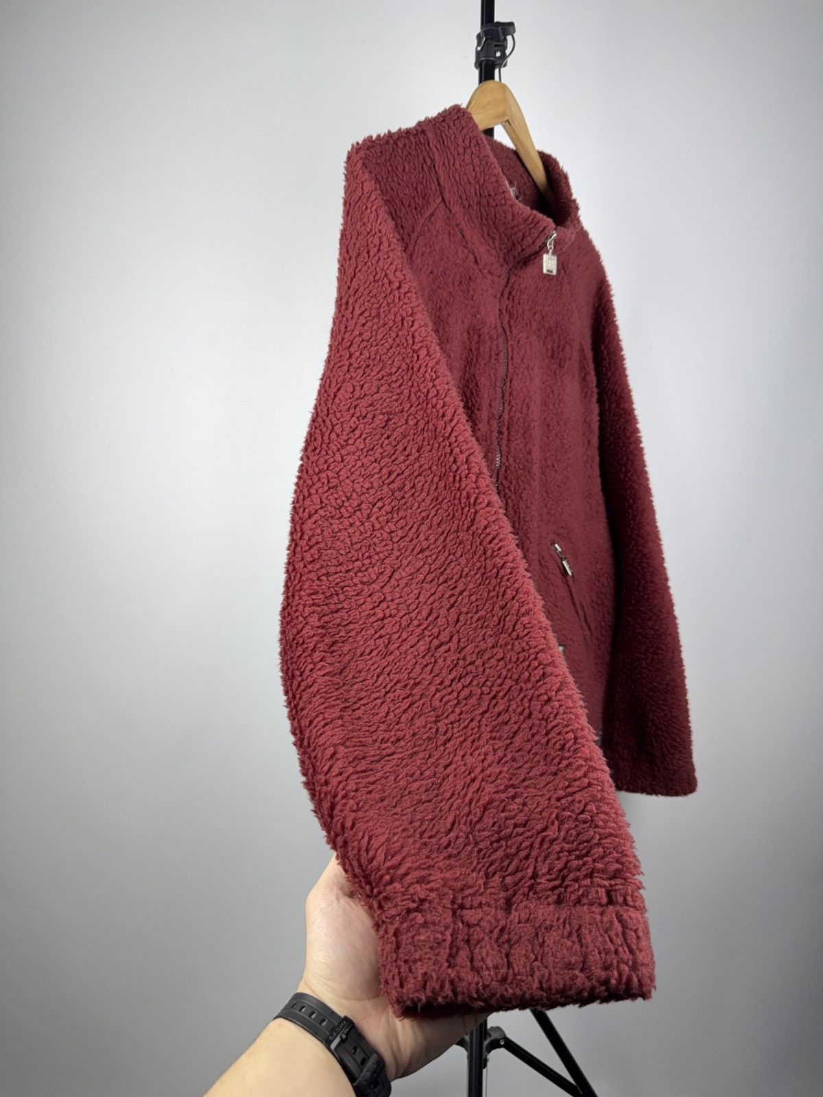 Helly Hansen × Vintage Vintage 90's Helly Hansen Fleece Sherpa Zip Jacket Size US L / EU 52-54 / 3 - 5 Thumbnail