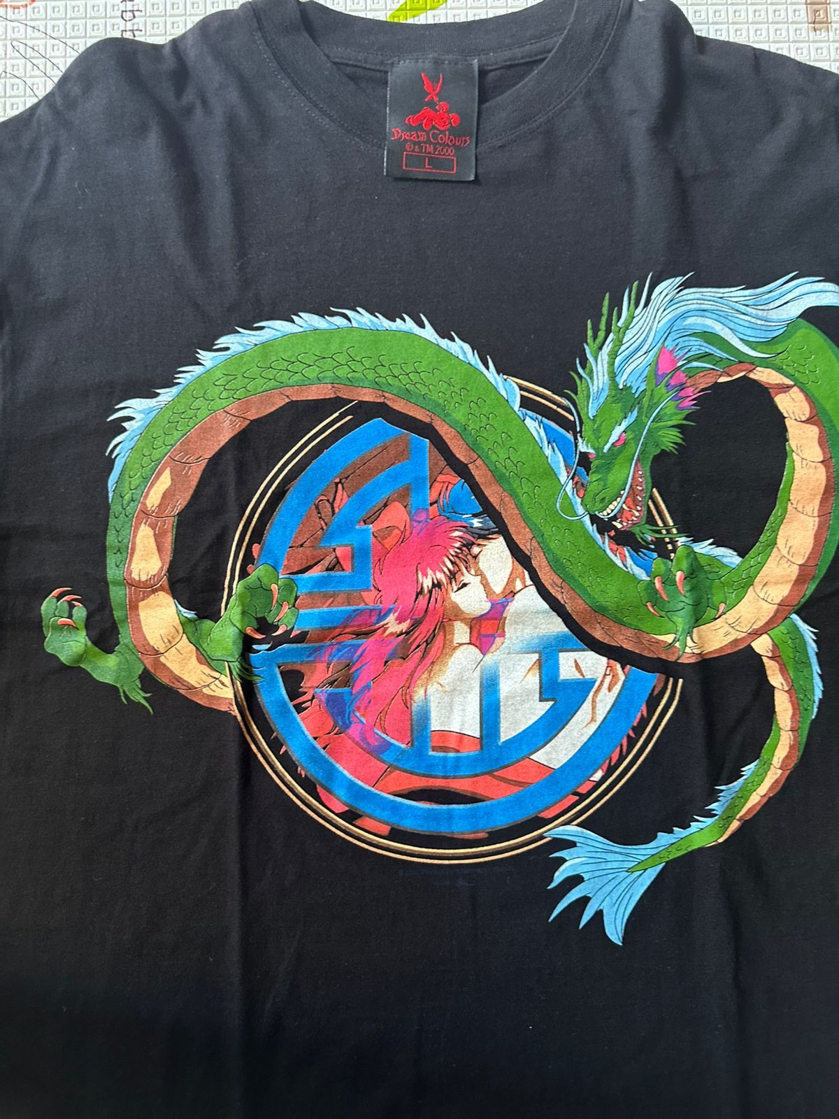 Anime Vintage 2000 Fushigi Yugi Dream Colours Official Tshirt Size US L / EU 52-54 / 3 - 2 Thumbnail