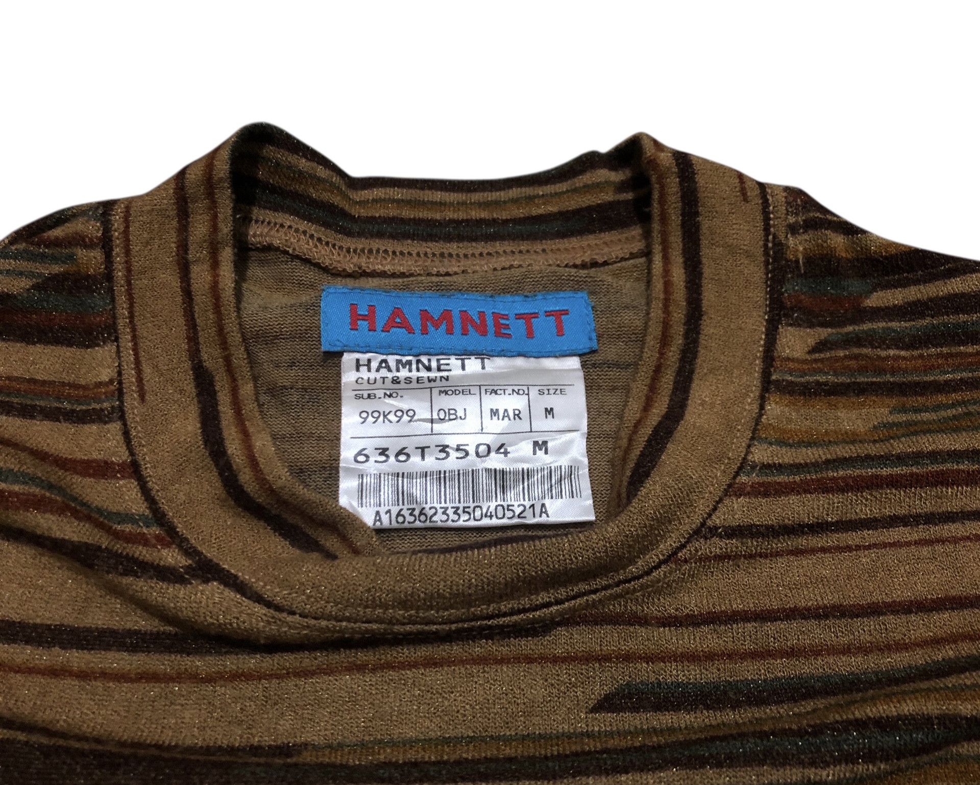 Katharine Hamnett London 🔥Vintage KATHERINE HAMNETT Striped Archive Longsleeve Shirt Size M / US 6-8 / IT 42-44 - 10 Thumbnail