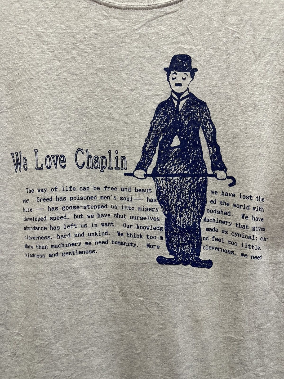 Vintage Vintage Charlie Chaplin Very Rare🔥🔥🔥 Size US L / EU 52-54 / 3 - 2 Thumbnail
