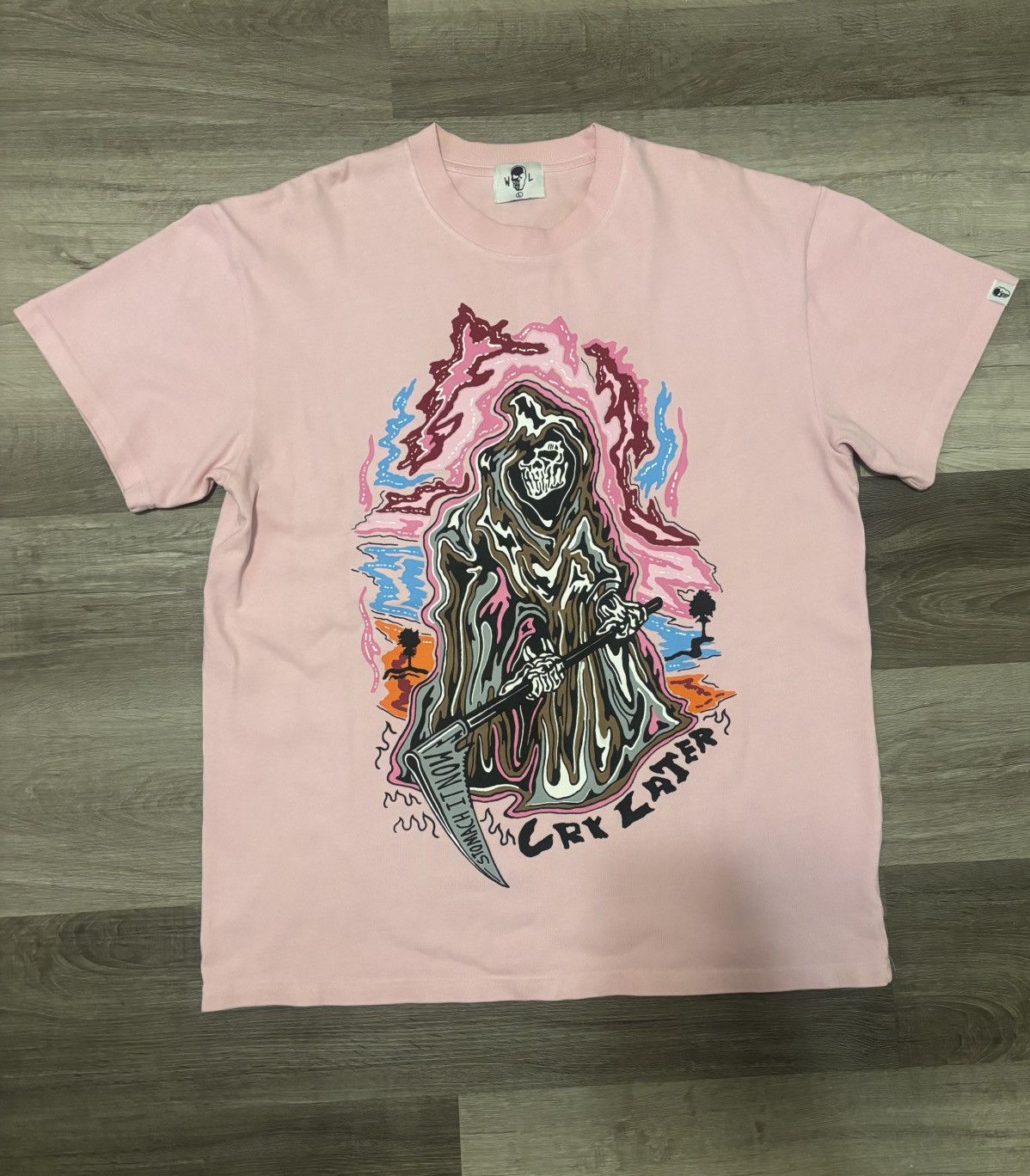 Shops Warren Lotas Crying Reaper Shirt