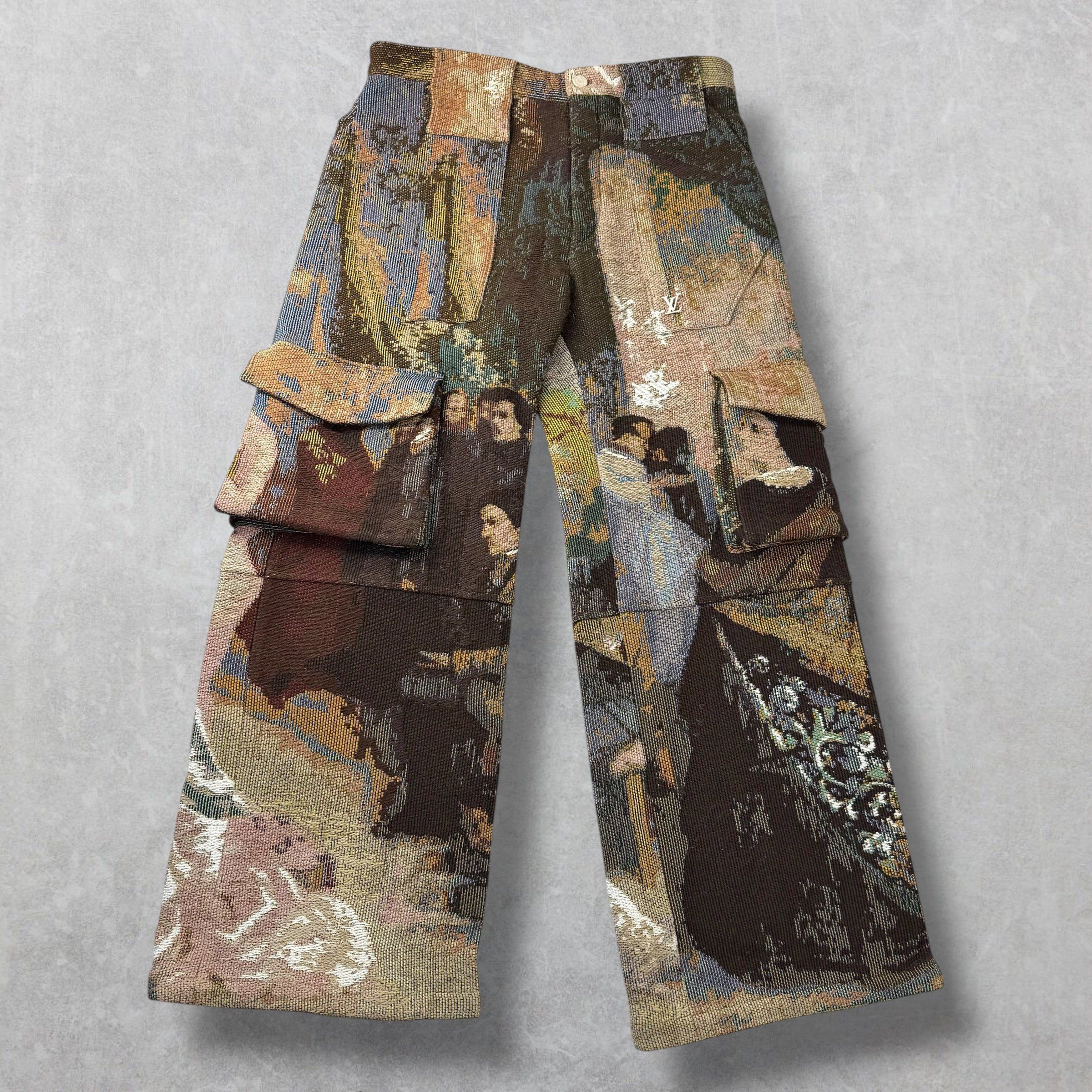 Louis Vuitton Louis Vuitton Tapestry Cargo Pants 36 (48) Size US 36 / EU 52 - 2 Thumbnail