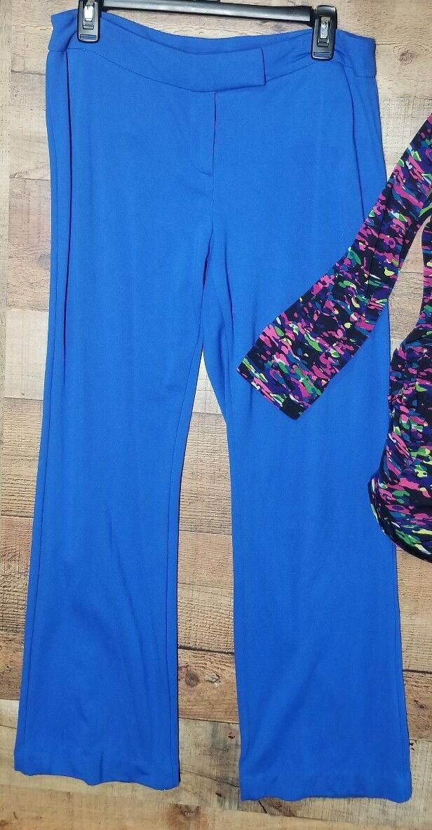 Designer Peter nygard outfit size Medium Shirt 10 pants Blue Size ONE SIZE - 4 Thumbnail