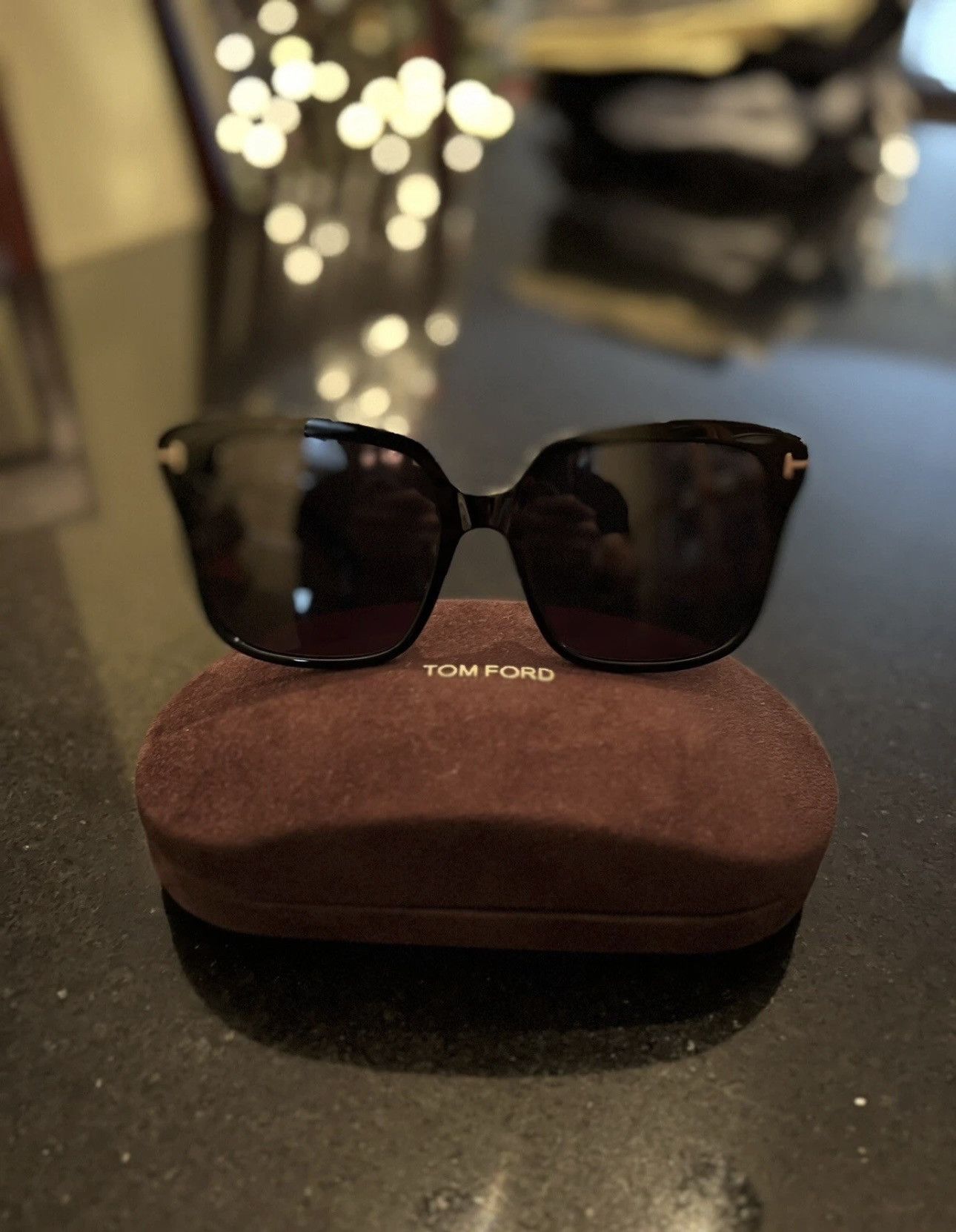 Tom Ford Tom Ford ‘Faye’ Sunglasses Size ONE SIZE - 1 Thumbnail