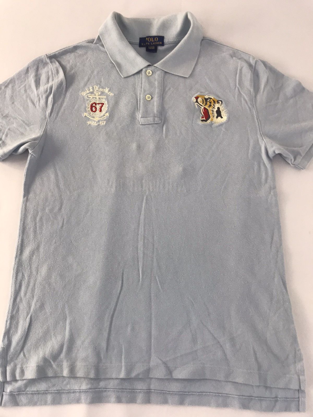 Polo Ralph Lauren Polo By Ralph Lauren 722nd Air Basewing Airborne Polo Tee Size US S / EU 44-46 / 1 - 3 Thumbnail