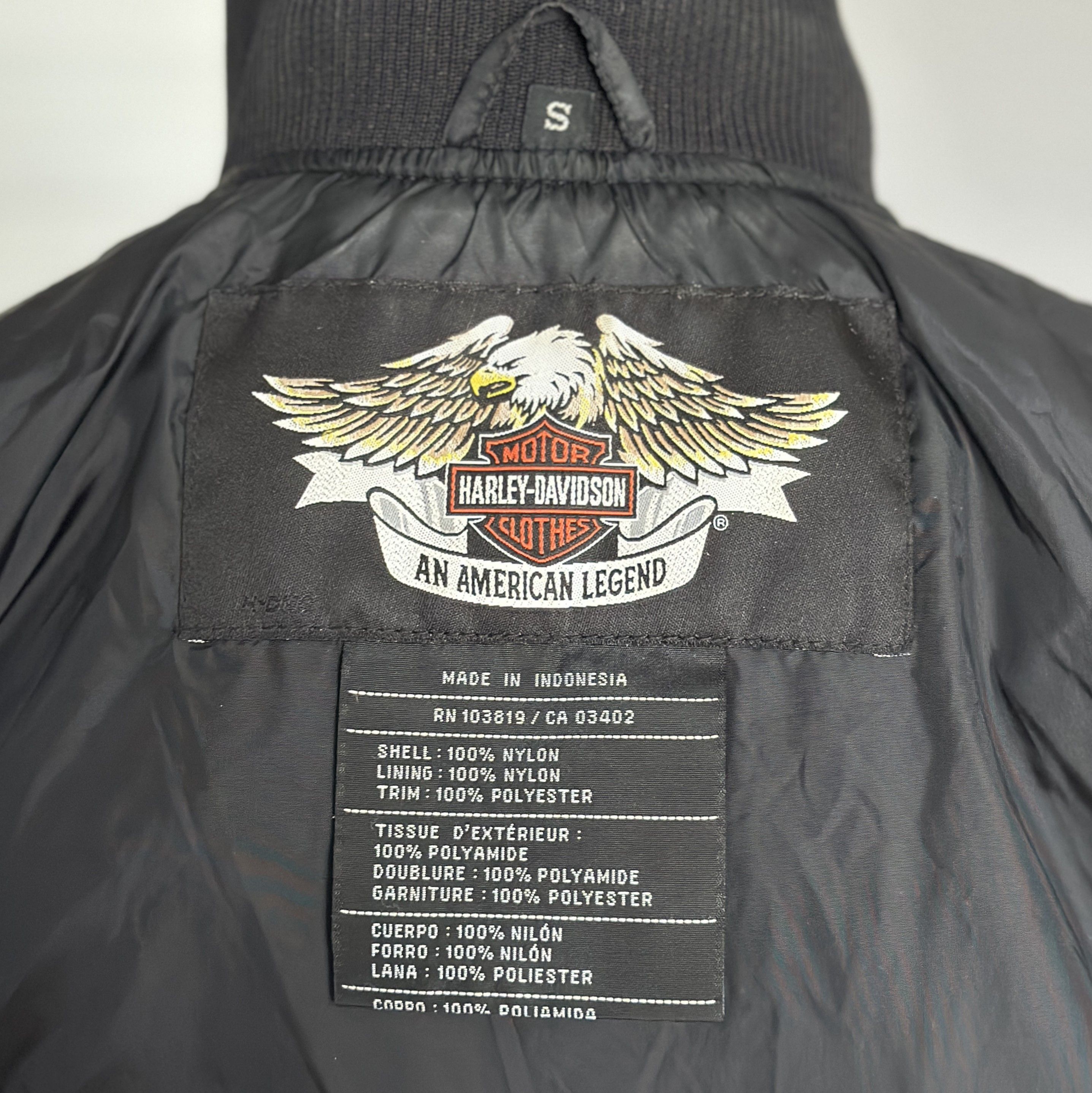 Harley Davidson HARLEY DAVIDSON Quilted Nylon Jacket S Motorcycle Clothing Size S / US 4 / IT 40 - 13 Thumbnail