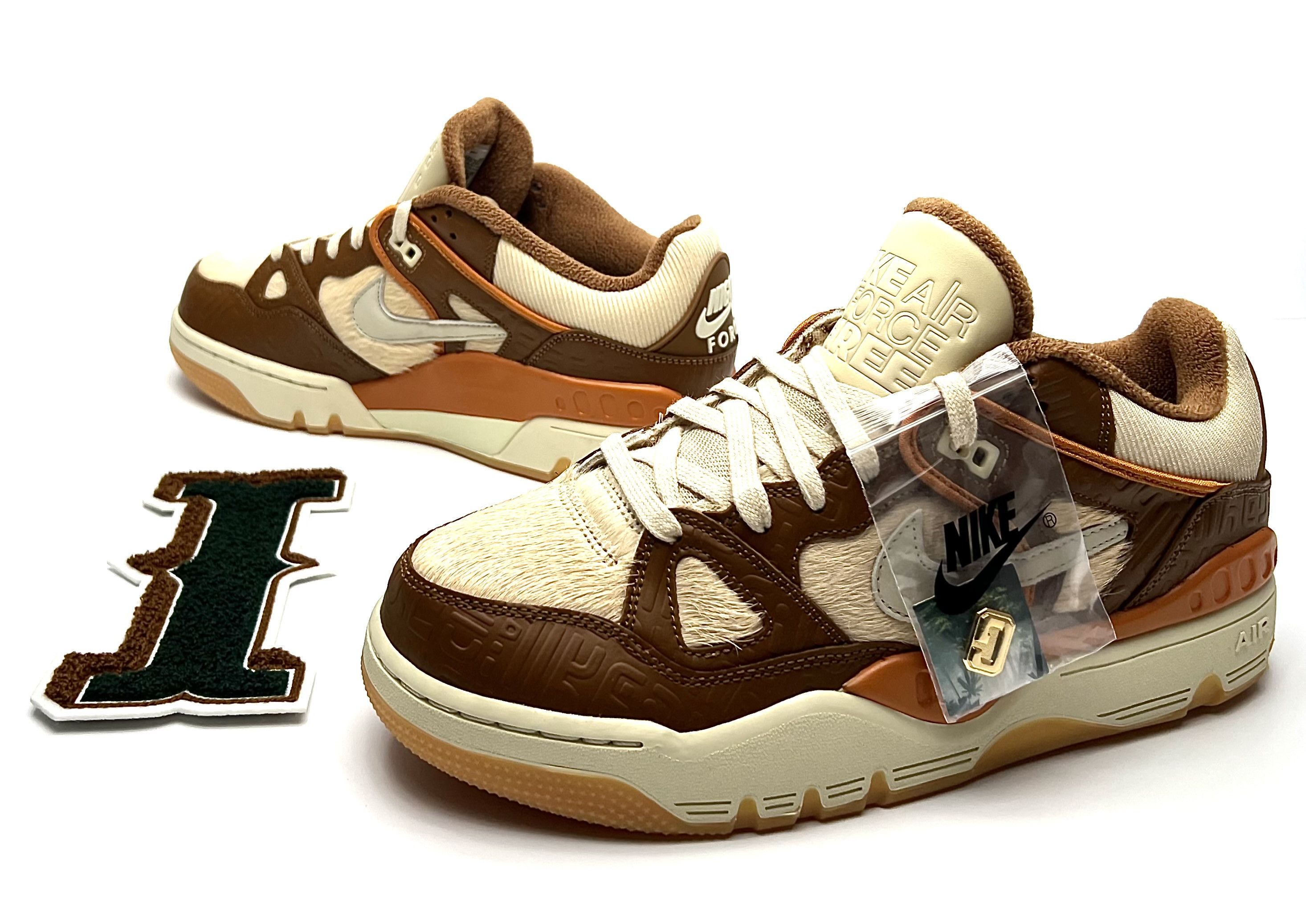 Nike Nike Air Force 3 Low SP Nigo "Light British Tan" Size US 10.5 / EU 43-44 - 1 Thumbnail