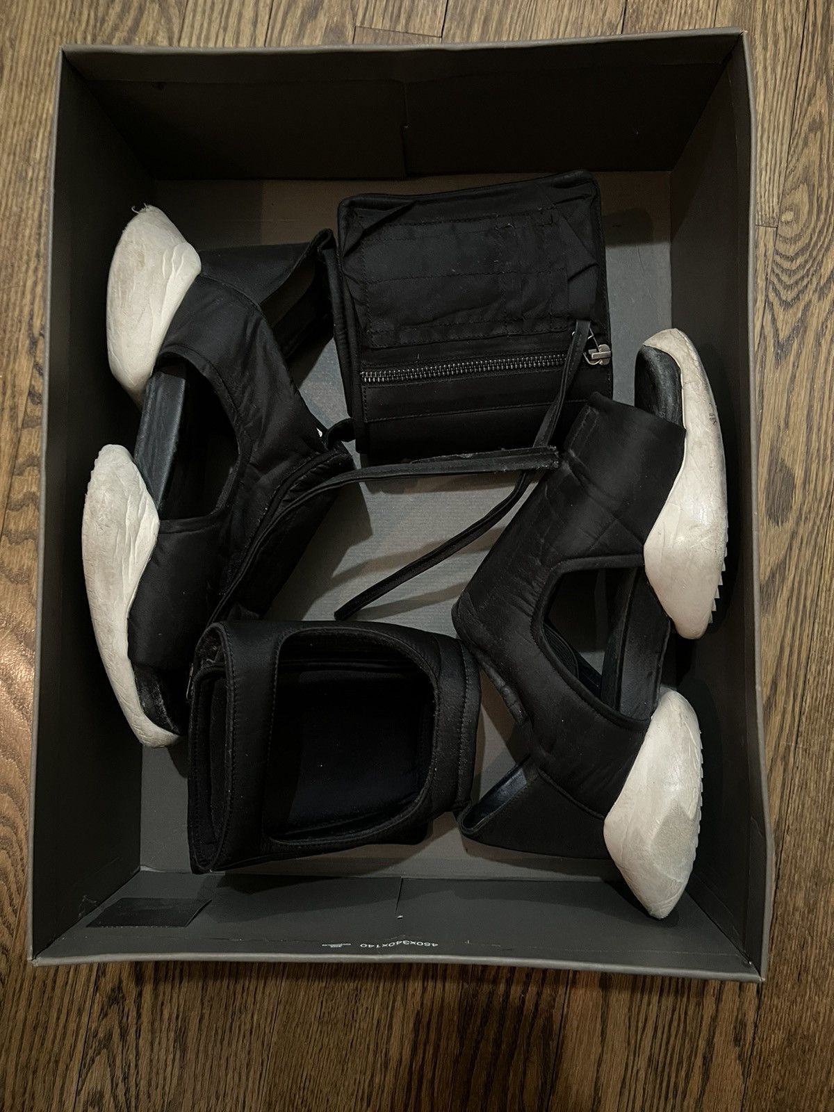 image of Adidas Cargo Sandals in Black, Men's (Size 10)