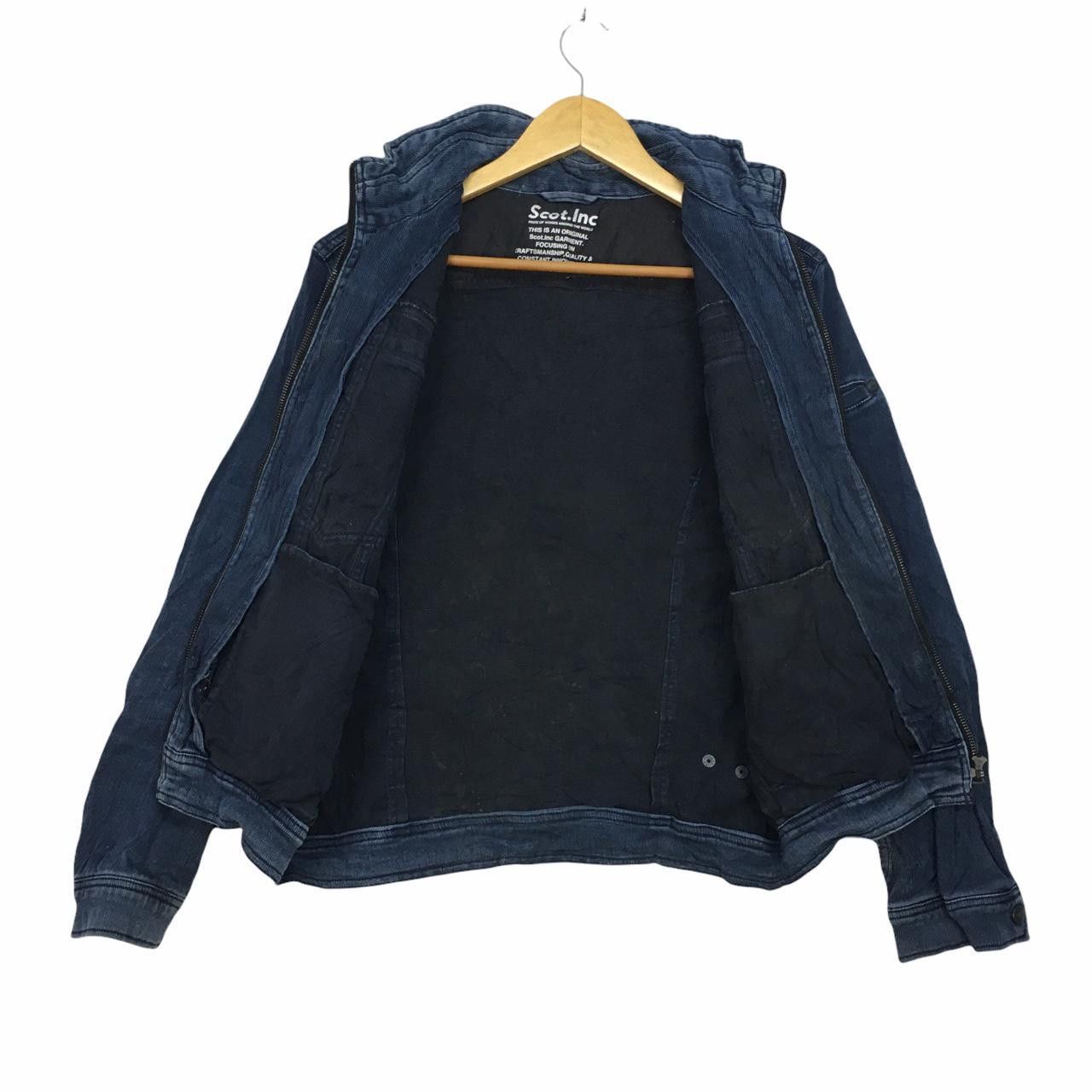 Japanese Brand Vtg Japanese Brand SCOT.INC Zip Up Denim Size US M / EU 48-50 / 2 - 2 Thumbnail