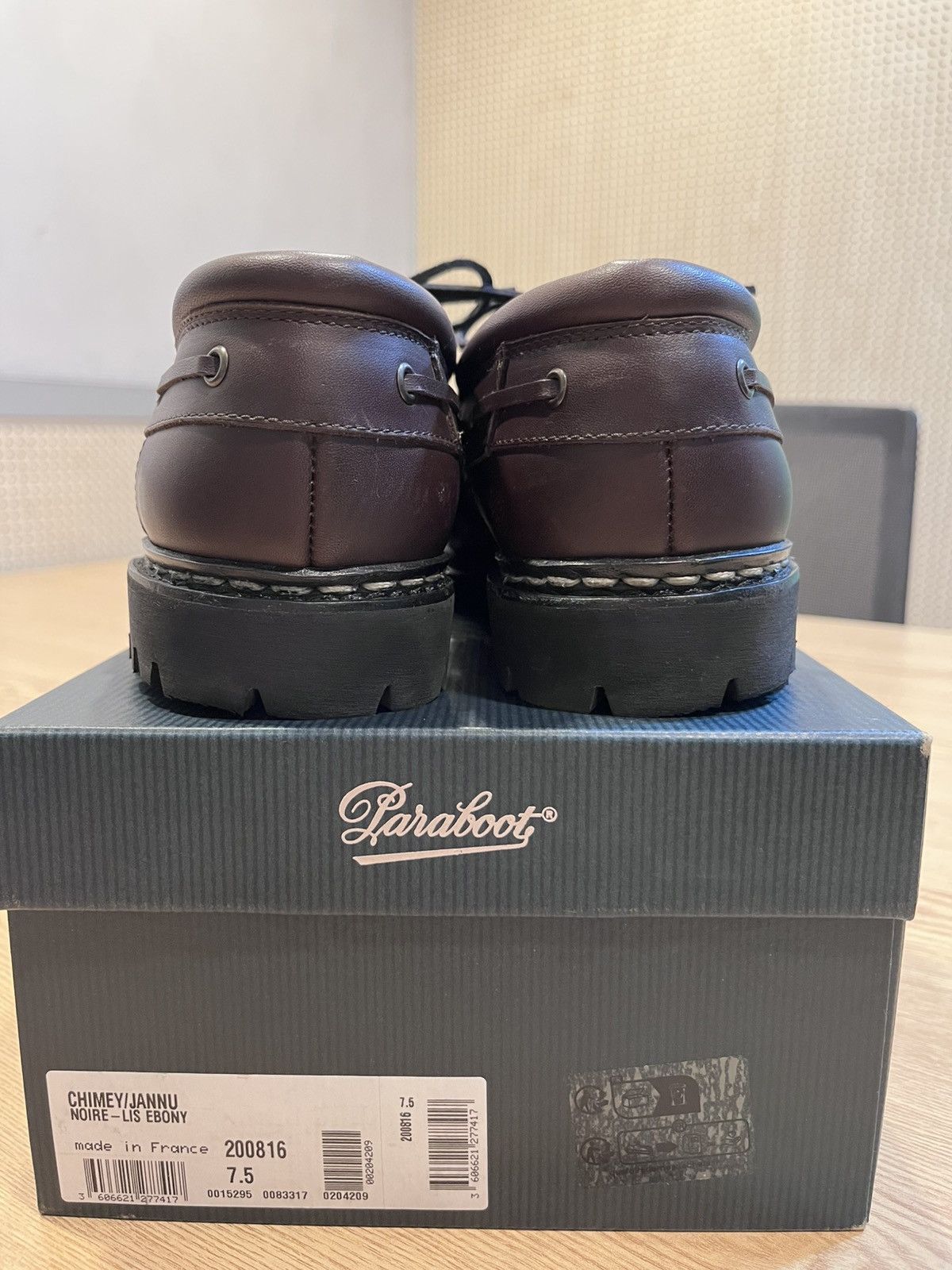 Paraboot Paraboot CHIMEY/JANNU UK 7.5 Men's Size US 8.5 / EU 41-42 - 4 Thumbnail