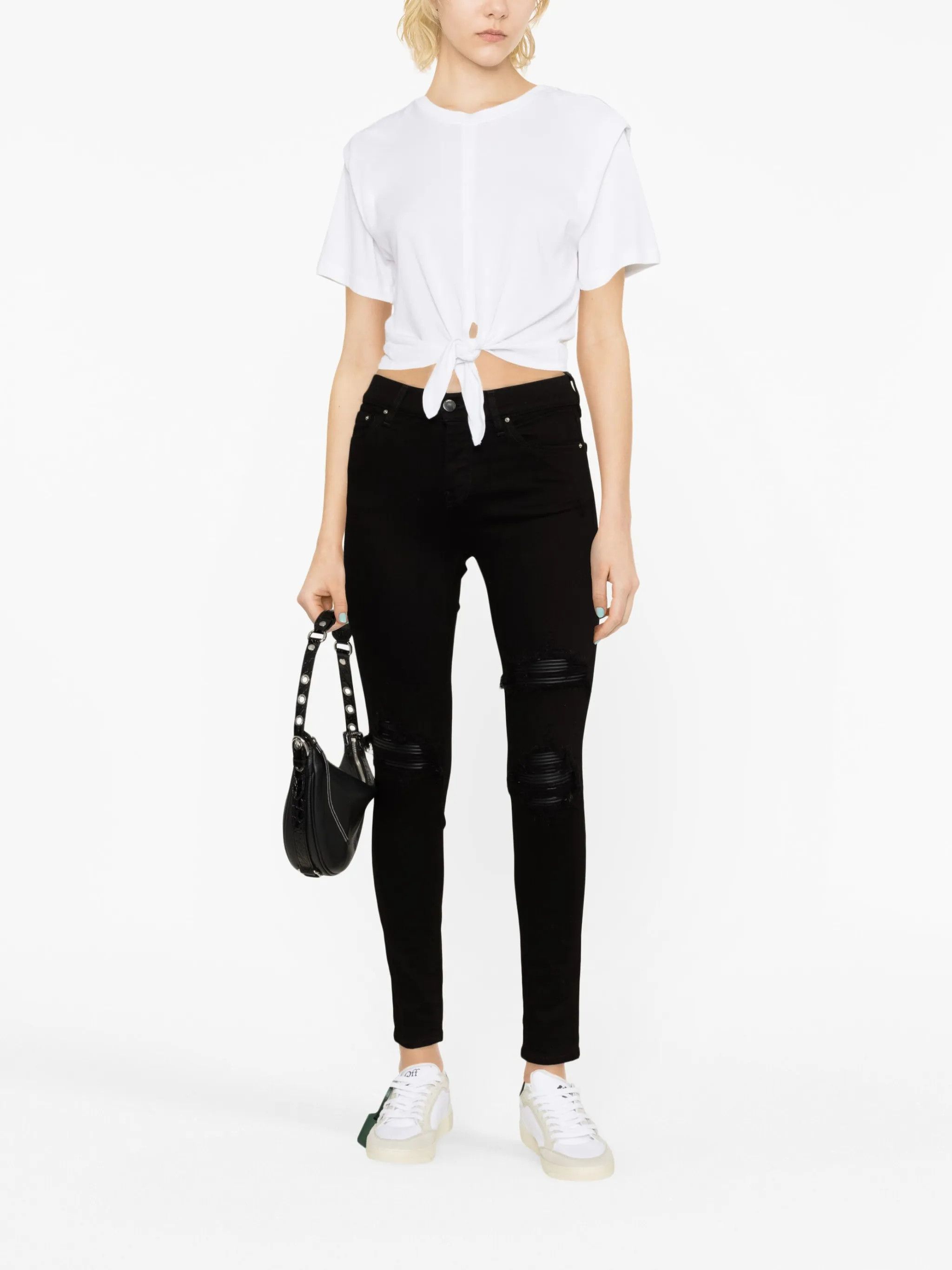 Amiri o1y0425 Denim Jeans in Black Size 24" / US 00 / IT 34 - 2 Thumbnail
