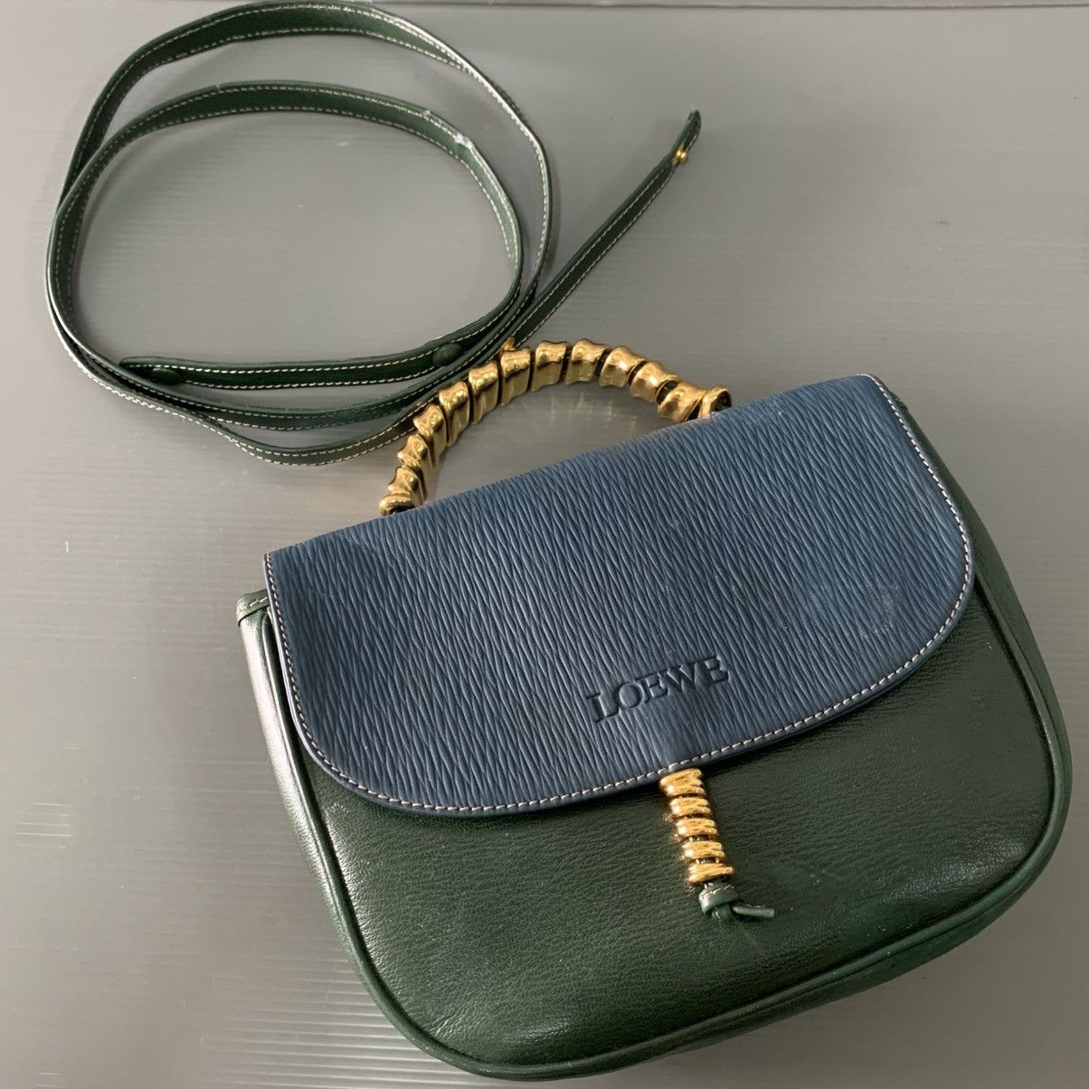 Loewe Loewe Leather Top Handle Sling Bag Size ONE SIZE - 2 Thumbnail