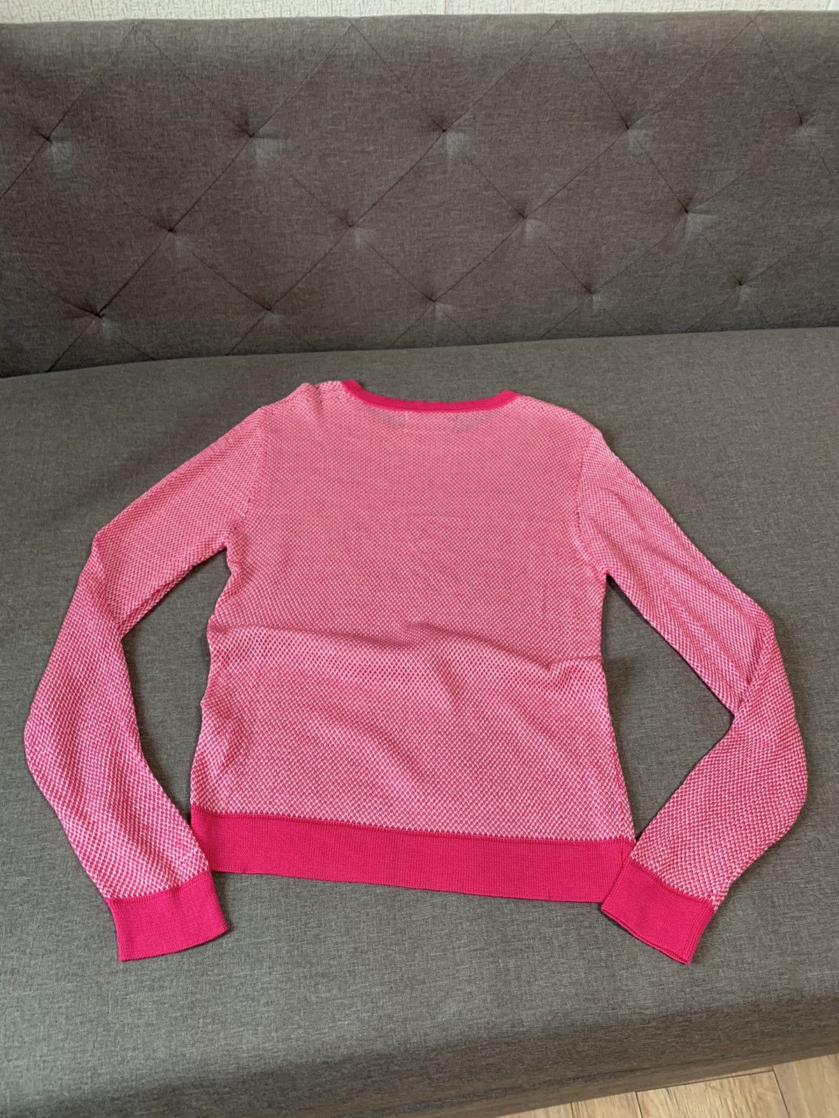 Designer Julian Red Avantgarde Pink Knit Light Sweater Size US L / EU 52-54 / 3 - 5 Thumbnail