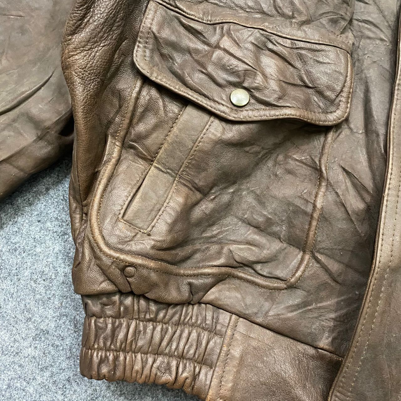 Vintage 💥Best Offer💥 Vintage U.s Army Air Force Flight Jacket Size US L / EU 52-54 / 3 - 12 Thumbnail