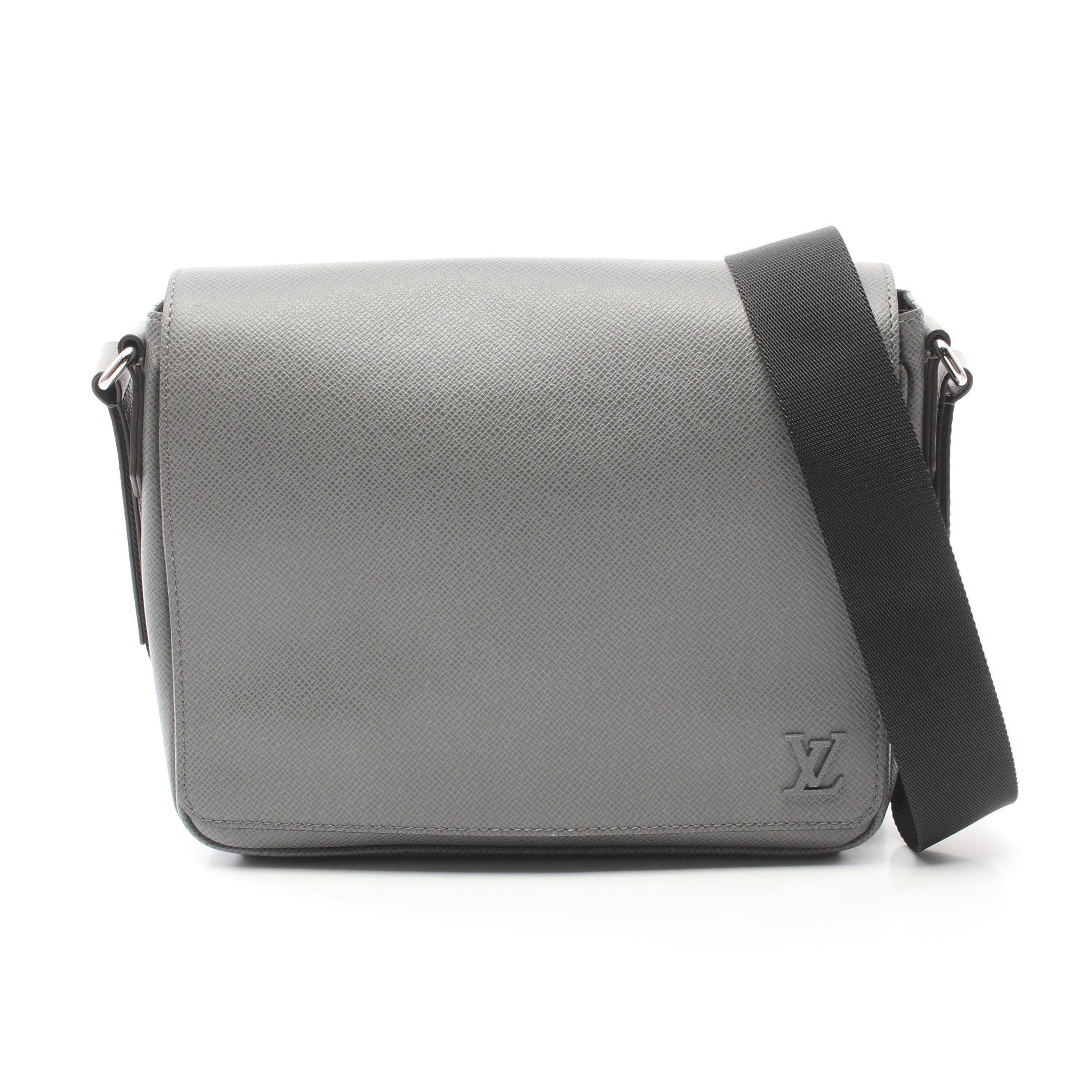 Louis Vuitton Louis Vuitton District Pm Nv3 Taiga Shoulder Bag Leather Gray Size ONE SIZE - 1 Thumbnail
