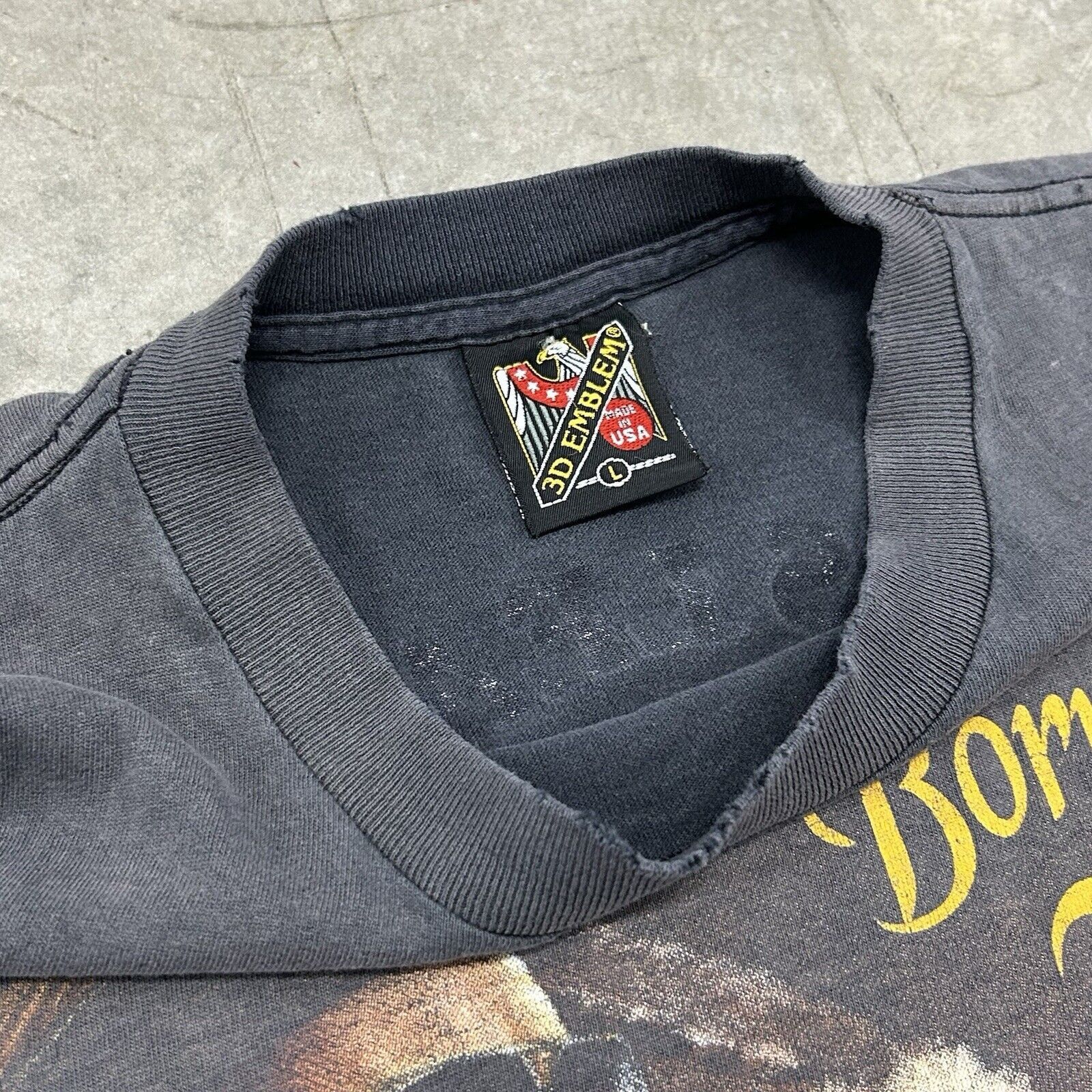 Harley Davidson Vintage 80s 3D Emblem Harley Davidson Biker Faded T Shirt Size US L / EU 52-54 / 3 - 8 Thumbnail