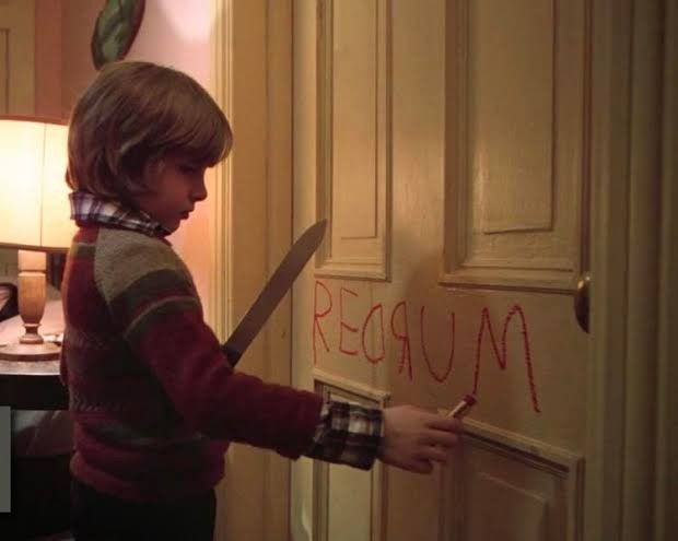Vintage Vintage The Shining “REDRUM” Horror Film Shirt Size US M / EU 48-50 / 2 - 11 Thumbnail