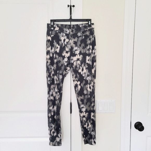 Vera Wang Simply Vera Vera Wang Ikat Floral Denim Legging Party Spring Size 30" / US 8 / IT 44 - 2 Thumbnail