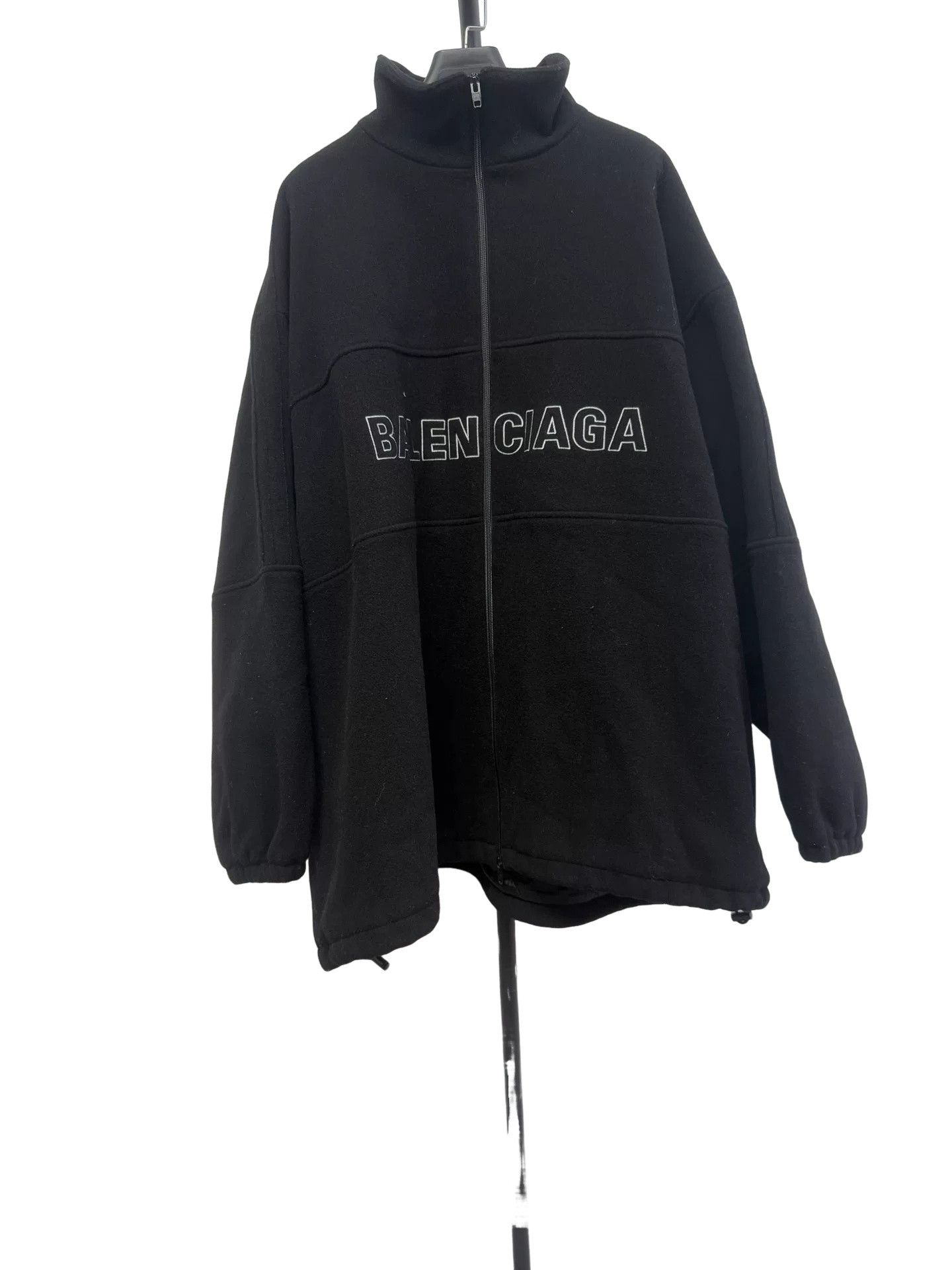 Balenciaga Balenciaga Logo Print Zip-Up Jacket Size 50 Size US M / EU 48-50 / 2 - 1 Thumbnail