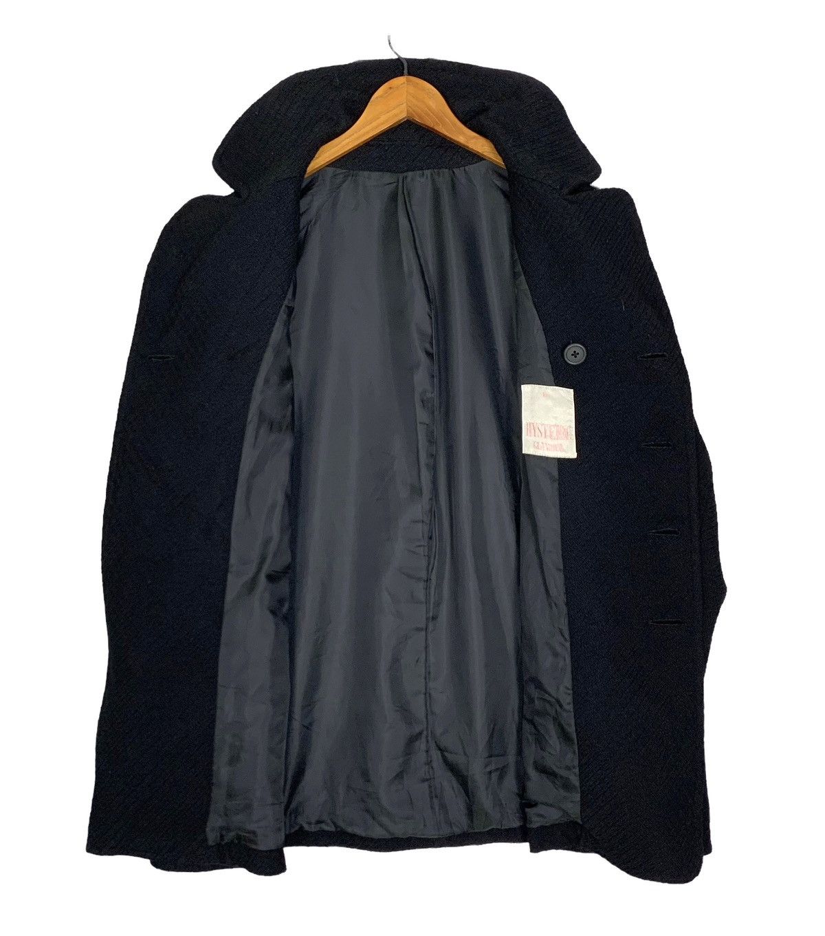 Hysteric Glamour Vintage 90s Hysteric Glamour Double Breasted Trench Coat Size M / US 6-8 / IT 42-44 - 8 Thumbnail