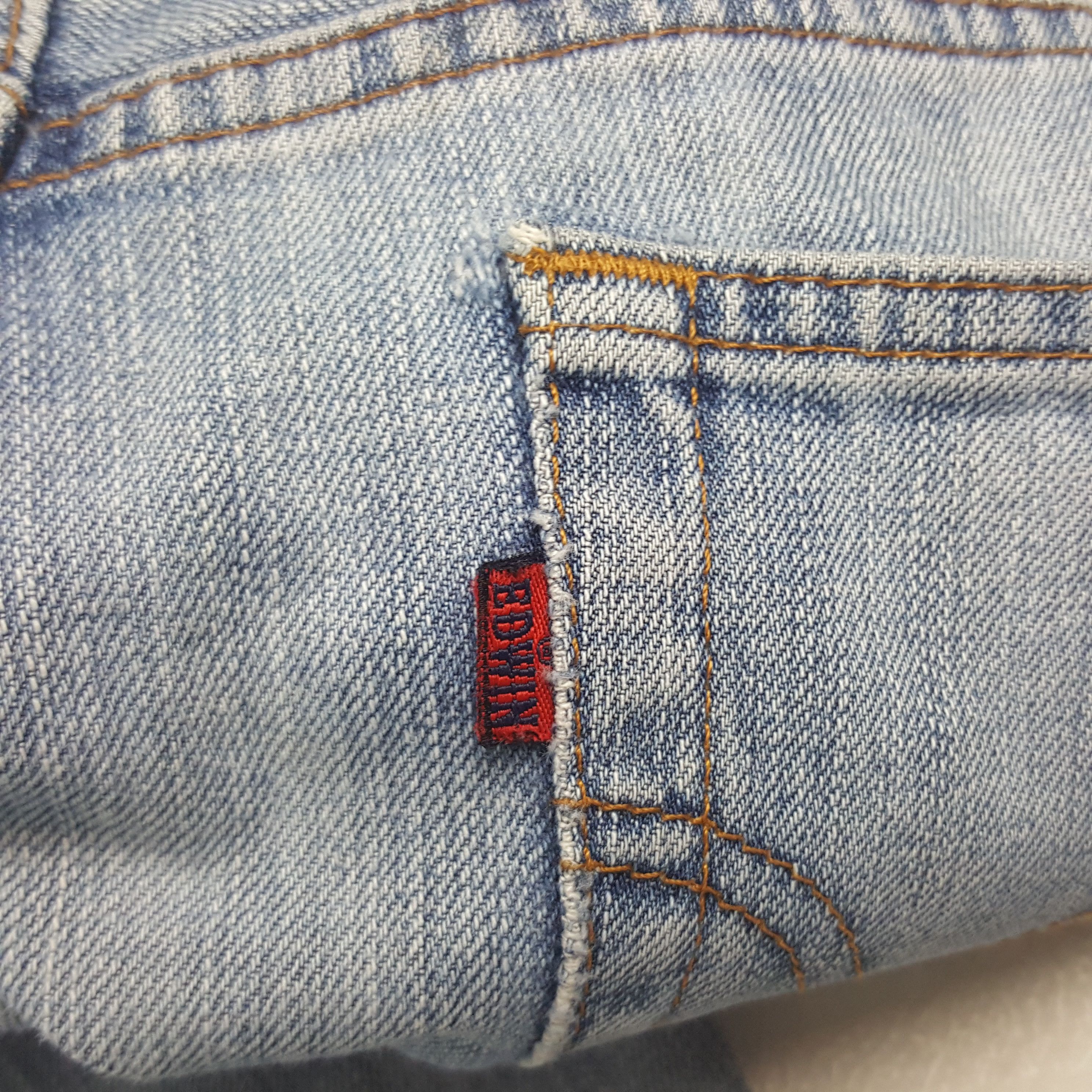 Edwin × Vintage Vintage Edwin Japanese Distressed Style Denim Jeans Size US 28 / EU 44 - 15 Thumbnail