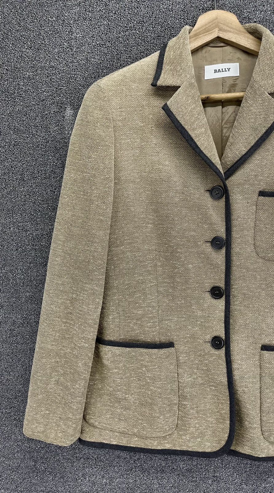 Bally Vintage Bally Button Up Wool Jacket Size XS / US 0-2 / IT 36-38 - 3 Thumbnail