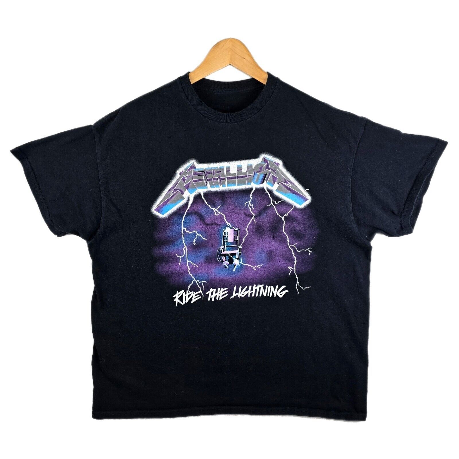 Metallica Metallica Ride The Lightning T-Shirt Men's XL Heavy Metal Size US XL / EU 56 / 4 - 1 Thumbnail