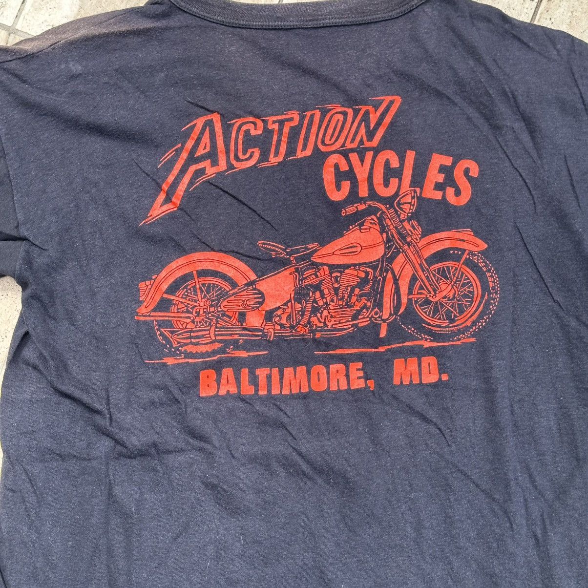 Harley Davidson × Vintage Vintage Harley Davidson Motorcycle T-Shirt Size US L / EU 52-54 / 3 - 5 Thumbnail