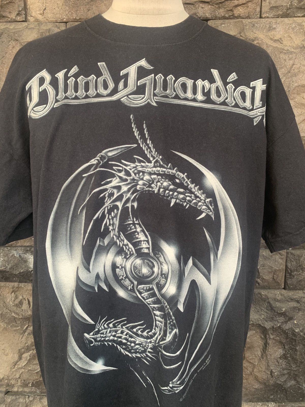 Band Tees × Vintage Vintage 2003 Blind Guardian German Metal Band Tour T shirt Size US XL / EU 56 / 4 - 2 Thumbnail