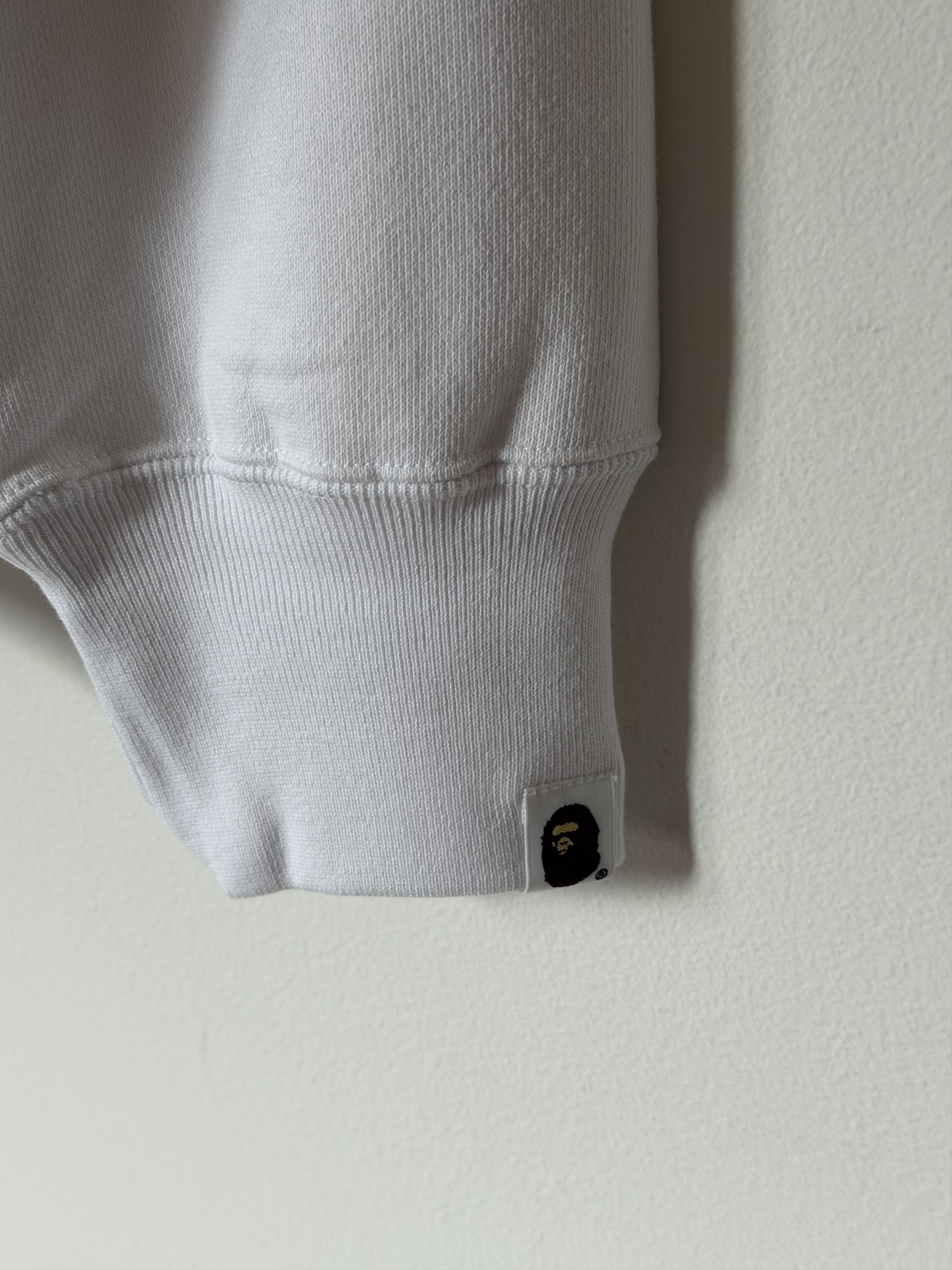 Bape × Joshua Vides Joshua Vides Bape Ape Head Sweatshirt in White Size US L / EU 52-54 / 3 - 5 Thumbnail