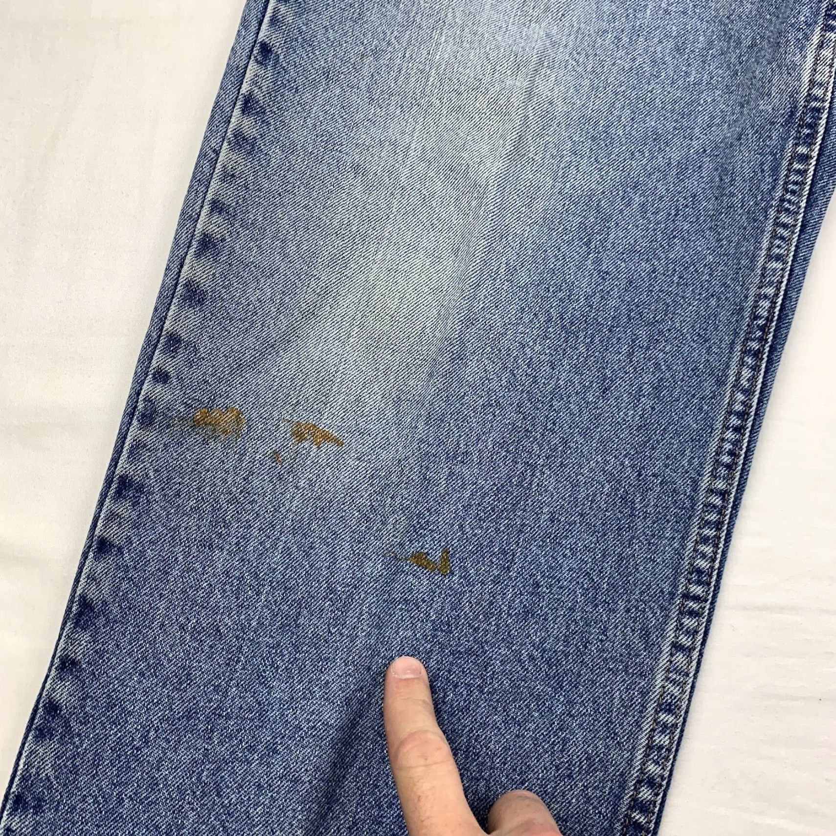 Eddie Bauer VINTAGE Eddie Bauer Jeans Adult 34 Blue Relaxed Fit Straight Leg 90s Y2K Mens Jeans Size US 34 / EU 50 - 2 Thumbnail