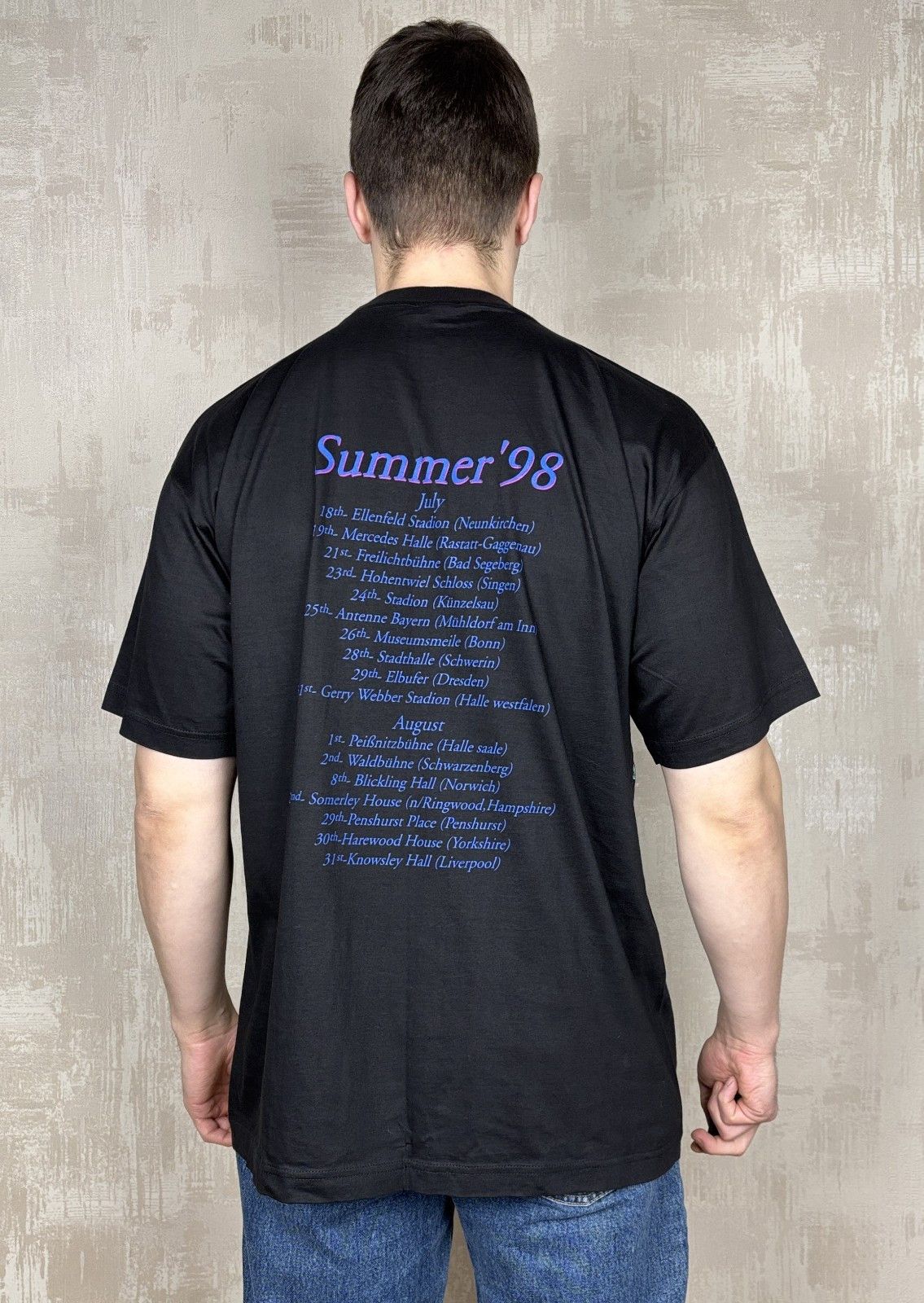 Vintage Vintage Chris de Burgh Summer Tour 1998 T-shirt Size US XL / EU 56 / 4 - 21 Thumbnail