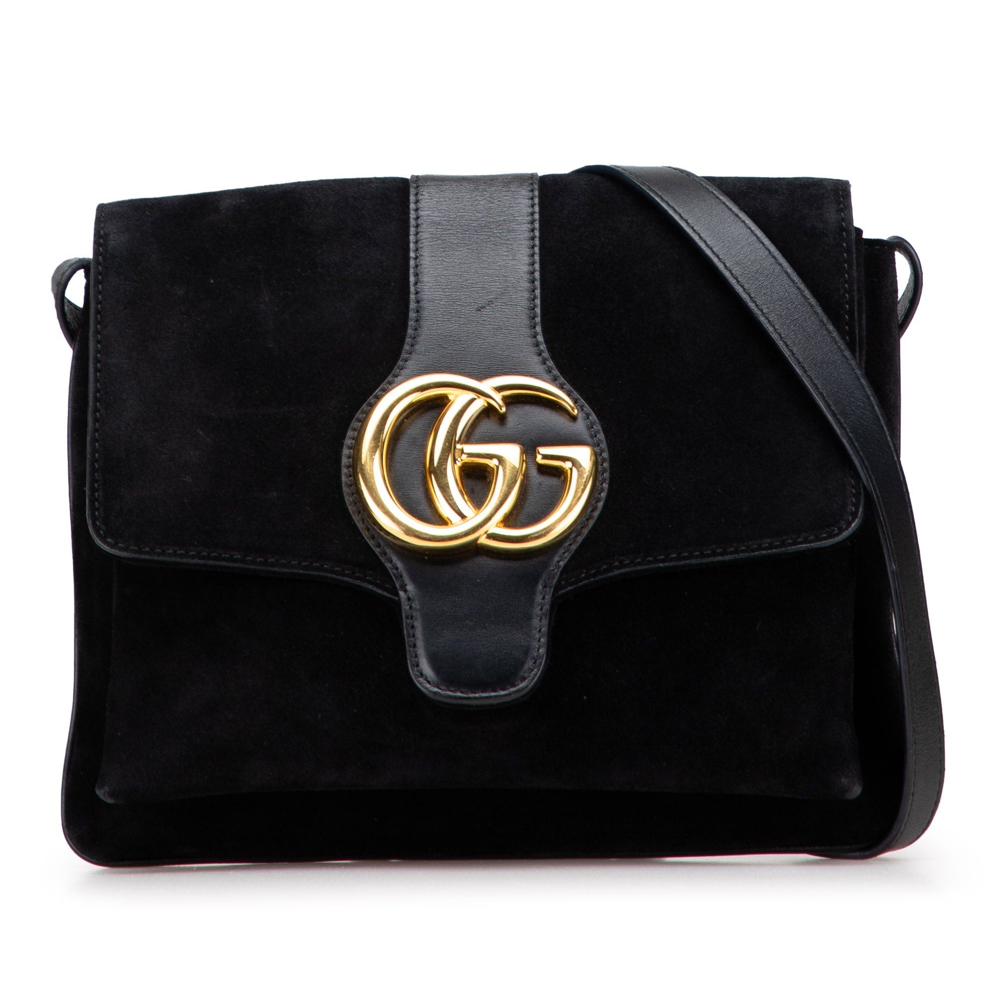 Gucci Medium Suede Arli Crossbody Size ONE SIZE - 1 Thumbnail