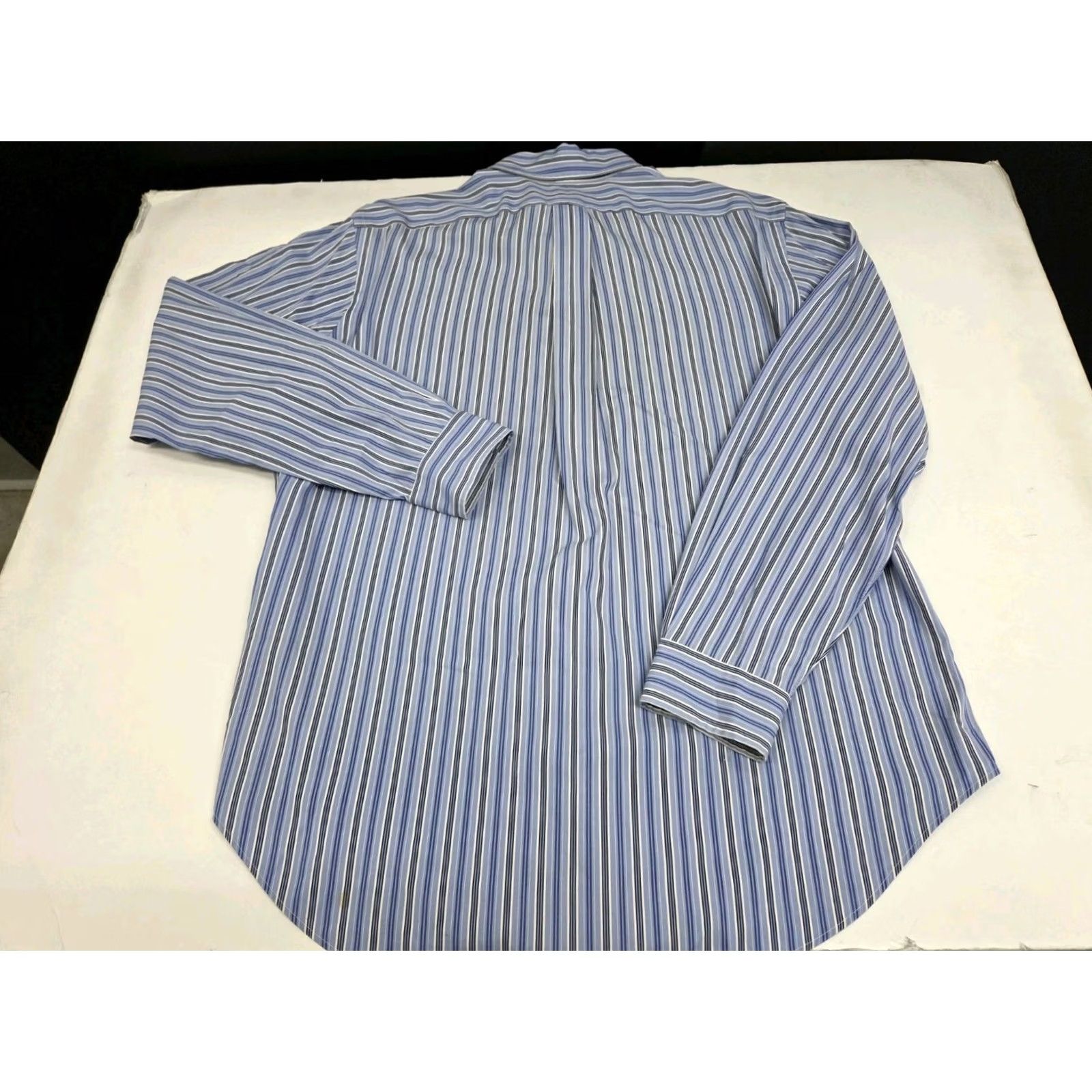 Ralph Lauren Ralph Lauren Classic Fit Long Sleeve Blue Striped Shirt Mens Large Size US L / EU 52-54 / 3 - 5 Thumbnail