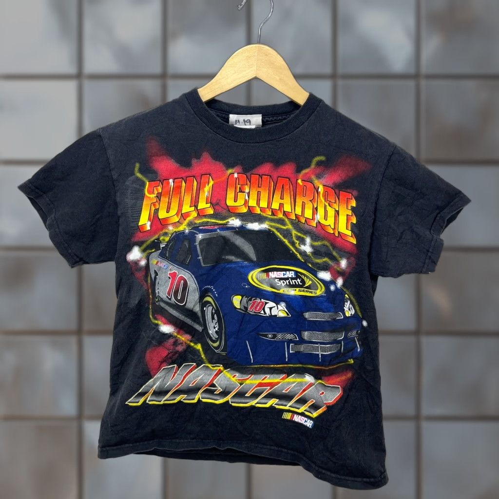 NASCAR VINTAGE NASCAR Racing Thunder T-Shirt XS Men Black Size US XS / EU 42 / 0 - 1 Thumbnail